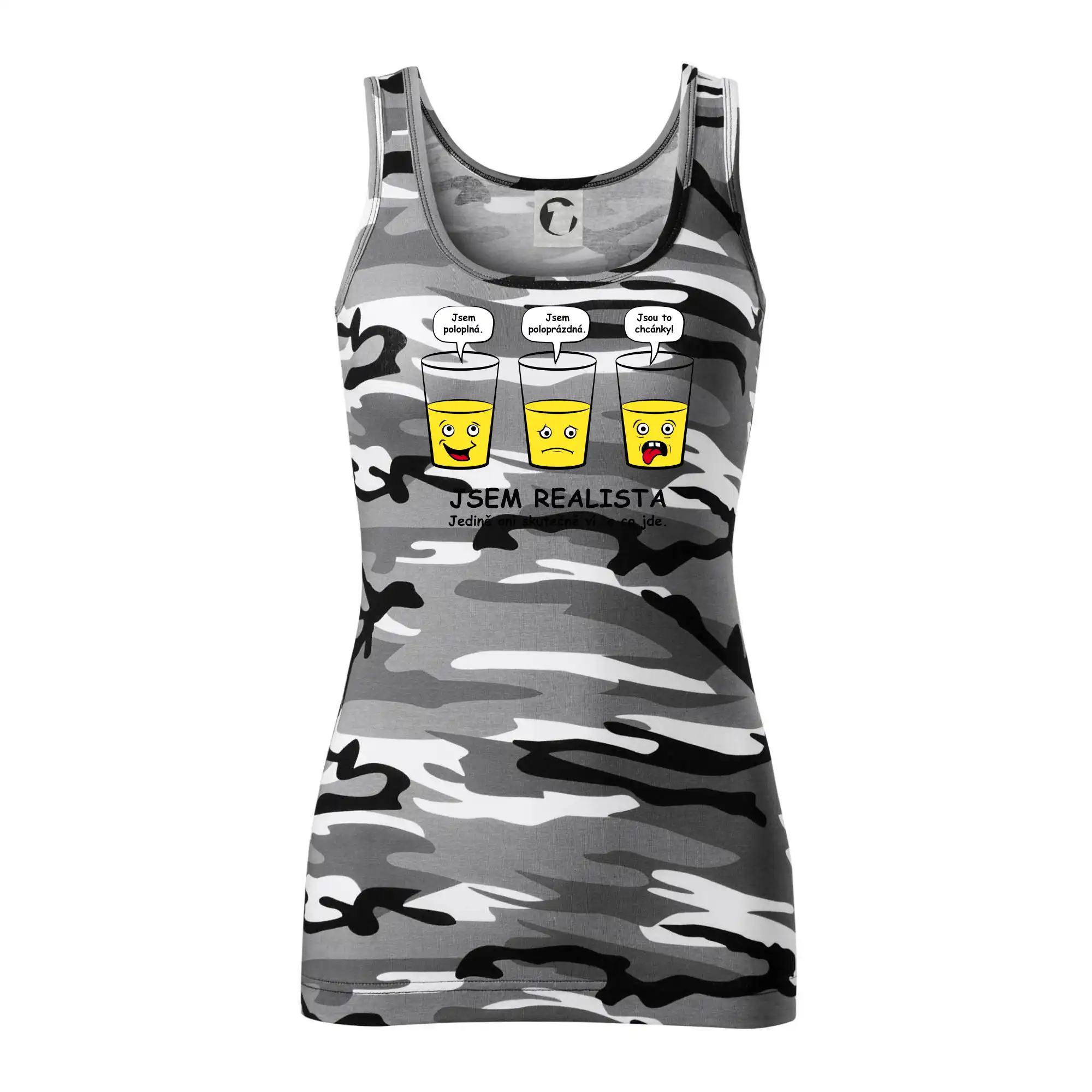 Jsem realista - skleničky (Hana-creative)