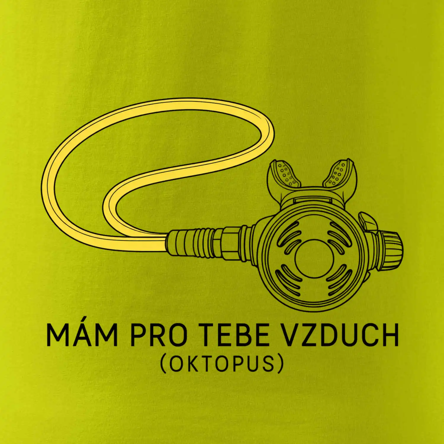 Mám pro tebe vzduch záložní regulátor se žlutou hadicí