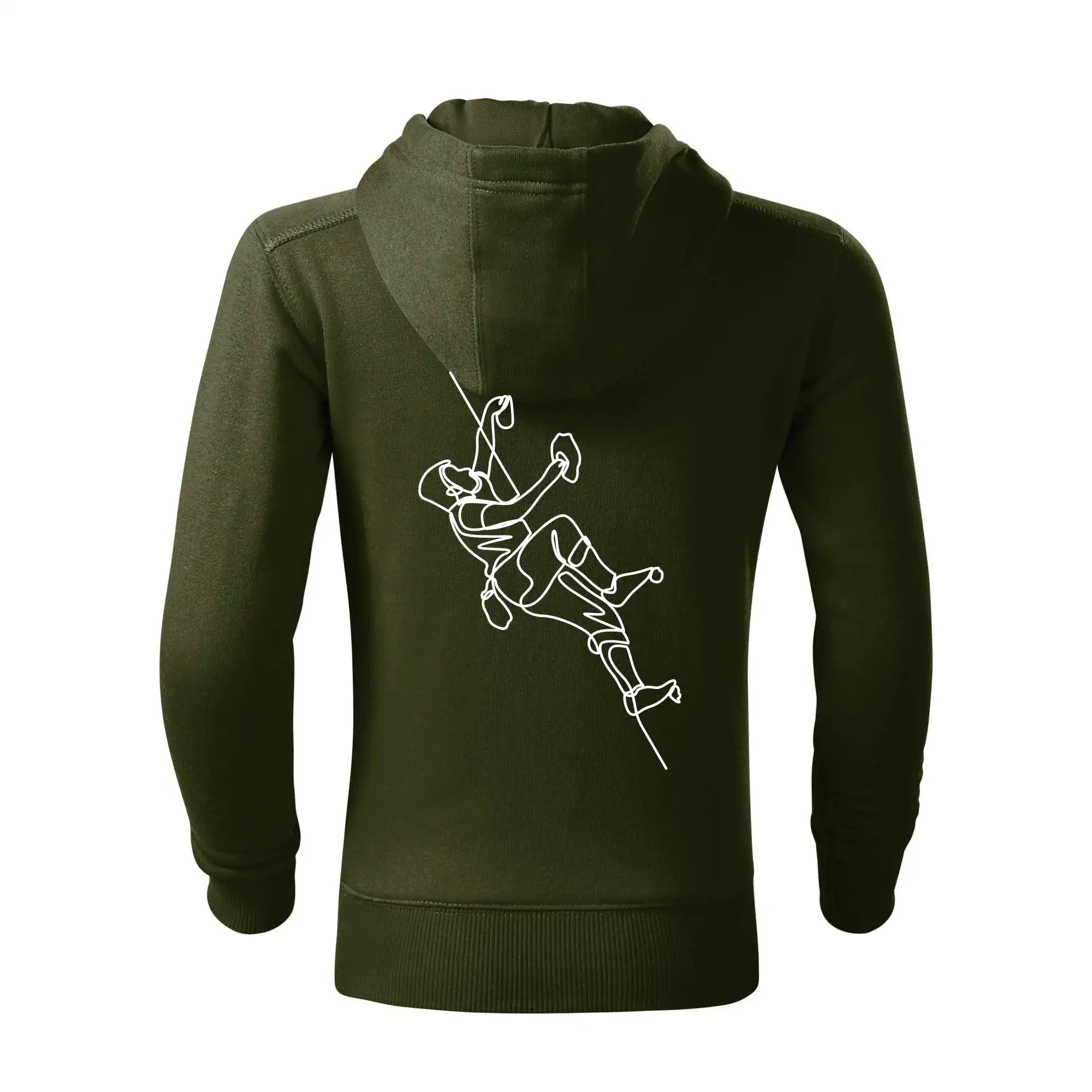 Lezecká stěna jedním tahem