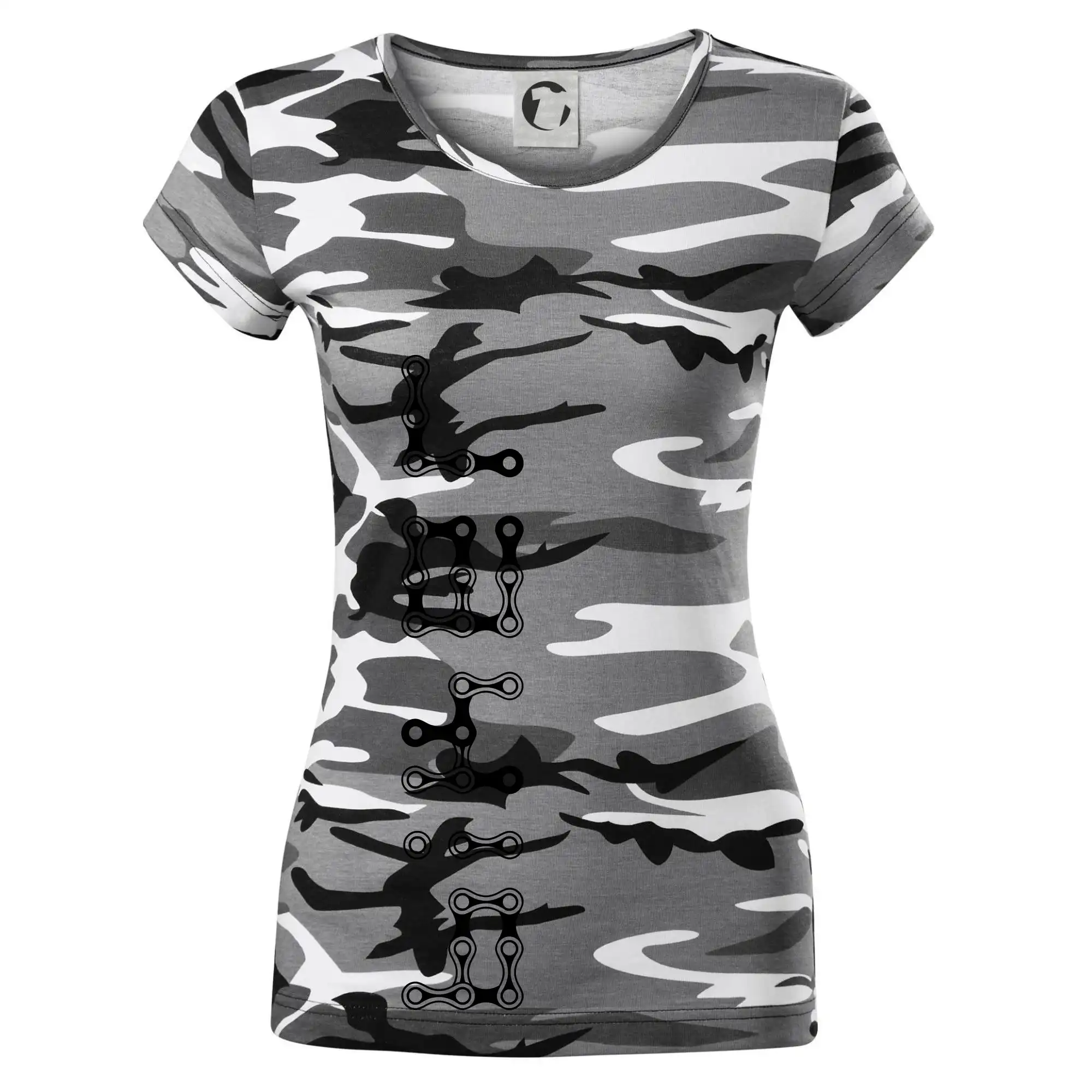 Biker nápis na výšku řetěz