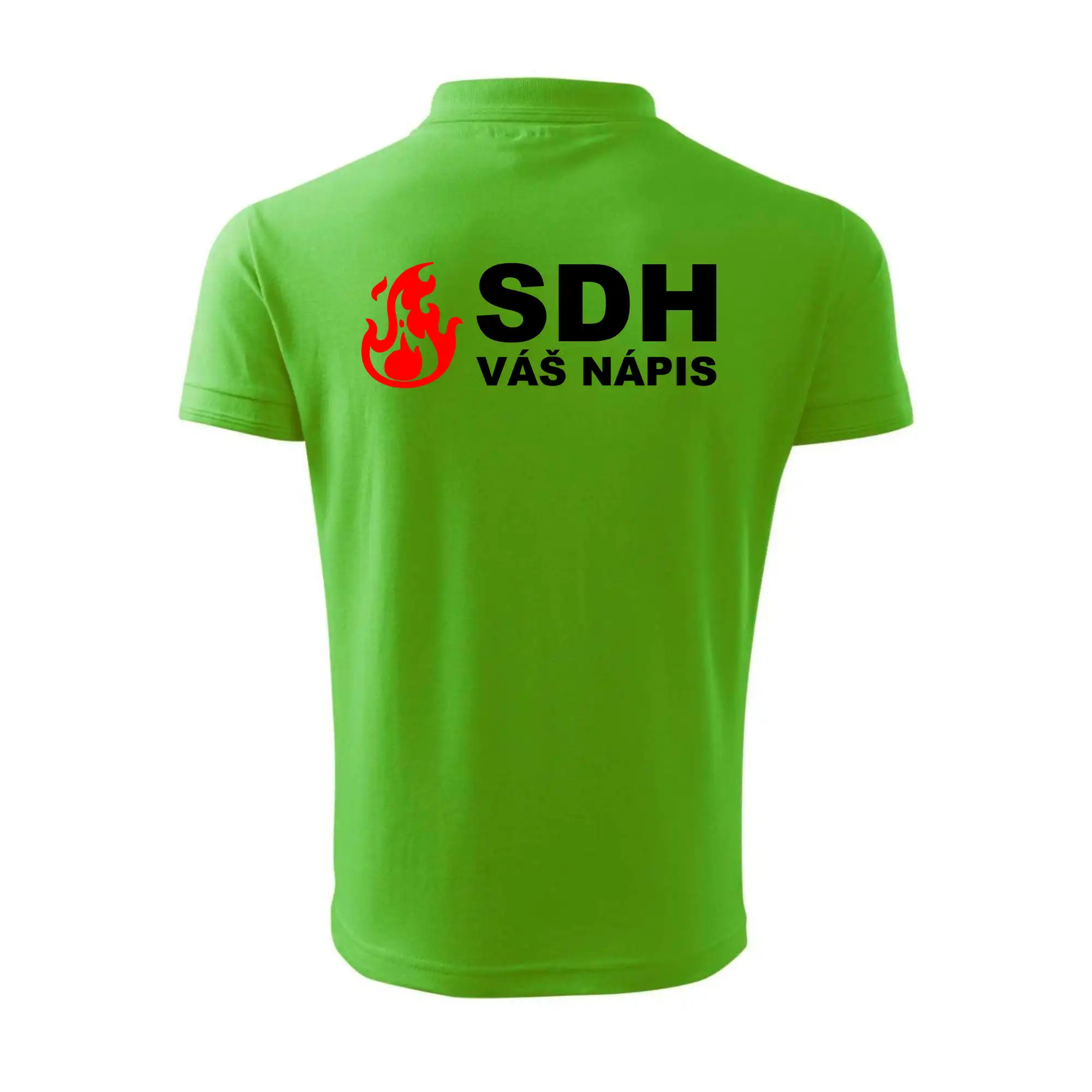 SDH nápis (oheň, firesport, název sboru - vlastní nápis)