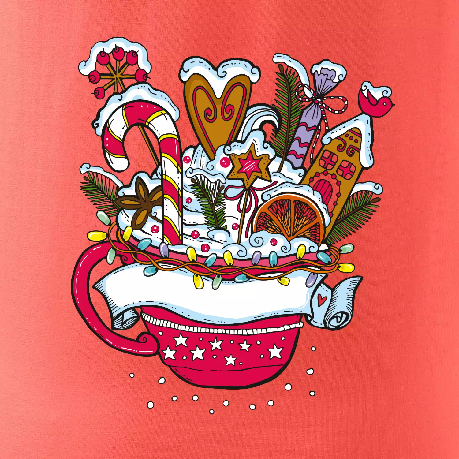 Vánoční Punč - hrneček (Pecka design)