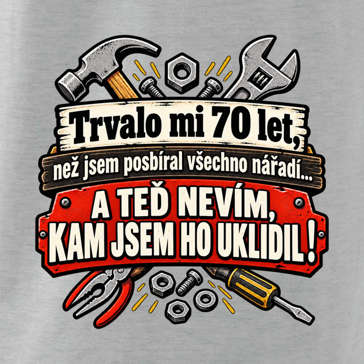 Trvalo mi  70 let, než jsem posbíral všechno nářadí