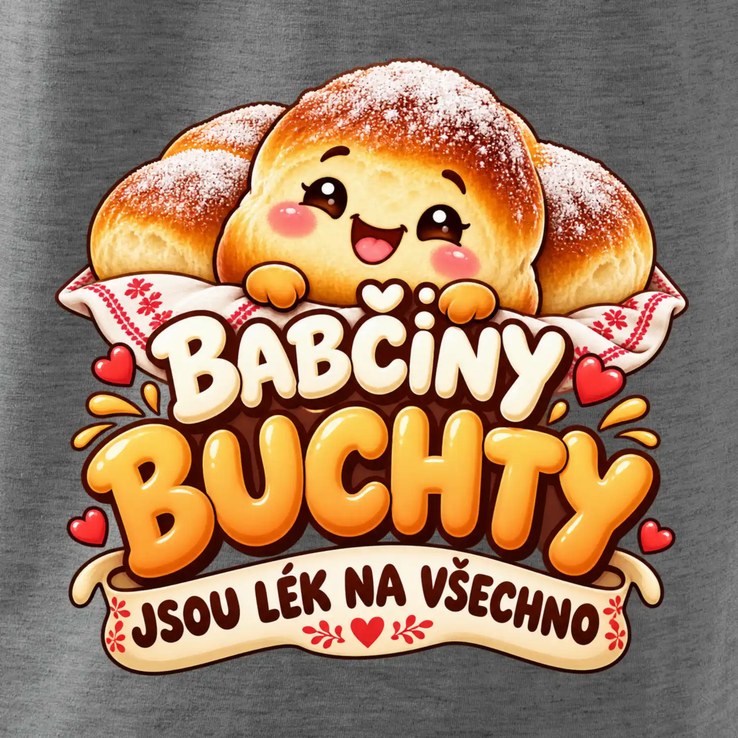 Babčiny buchty jsou lék na všechno roztomilá buchta