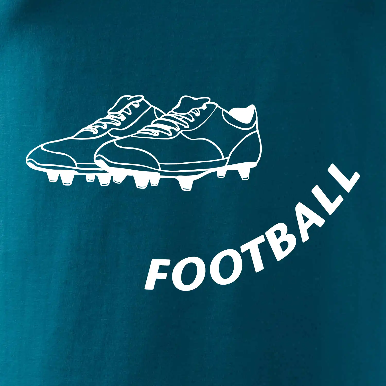 FOOTBALL nápis šikmo