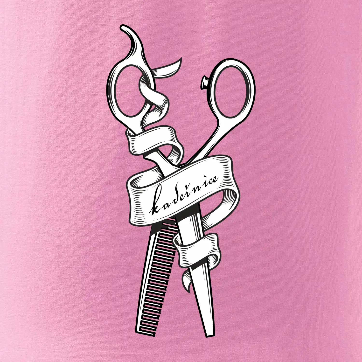 Kadeřnice nůžky a hřeben