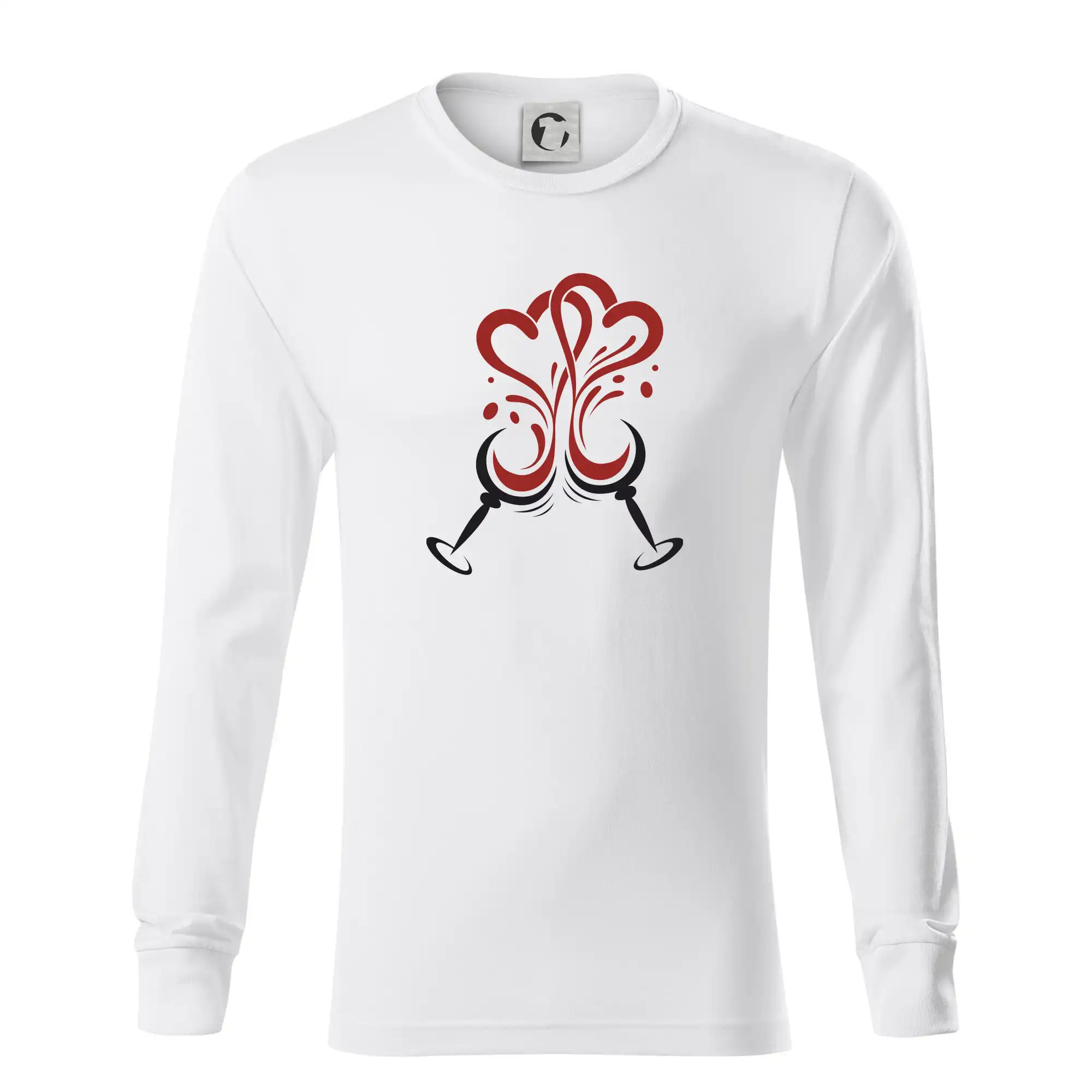 Víno je láska kulaté skleničky