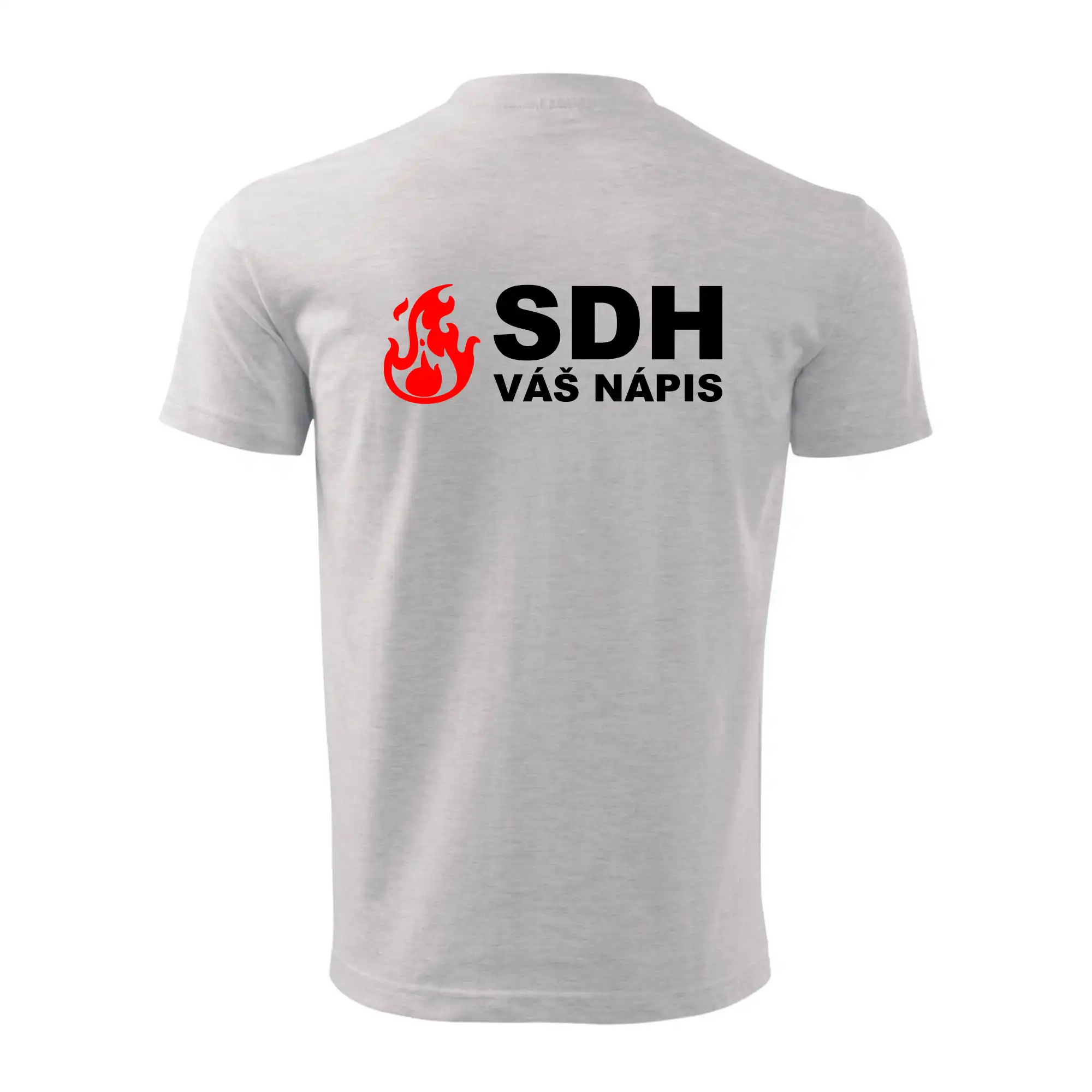 SDH nápis (oheň, název sboru - vlastní nápis)