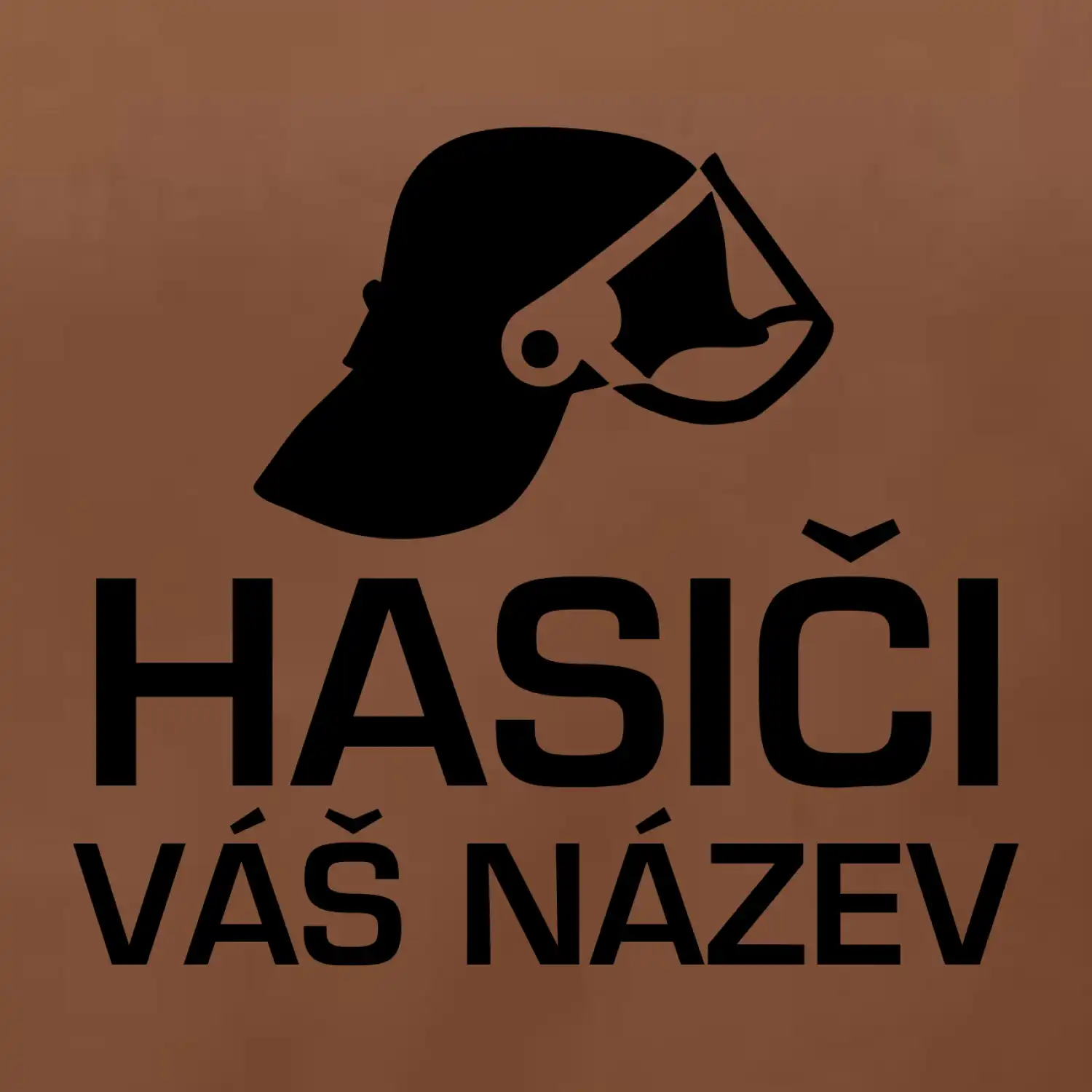 Hasiči helma - vlastní nápis