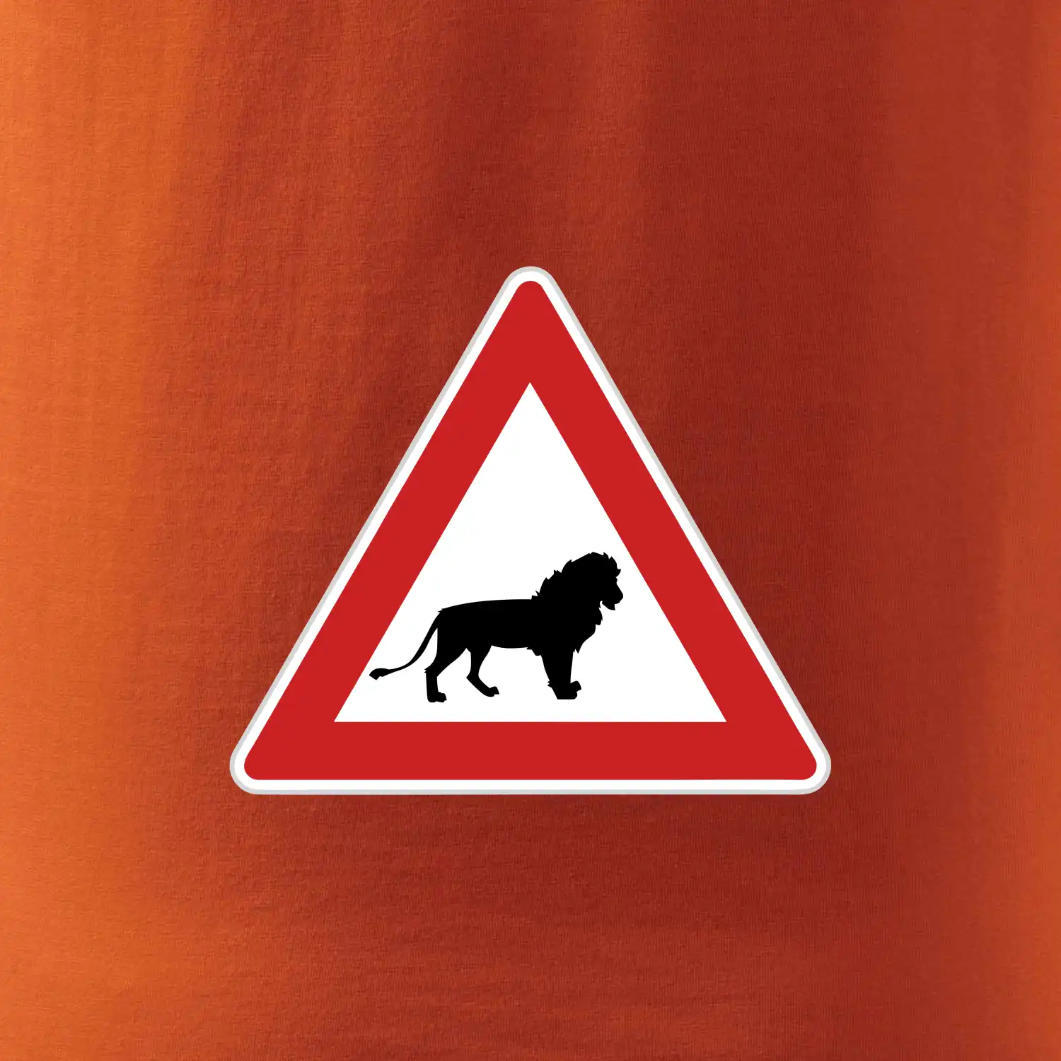 Dopravní značka - Pozor lev