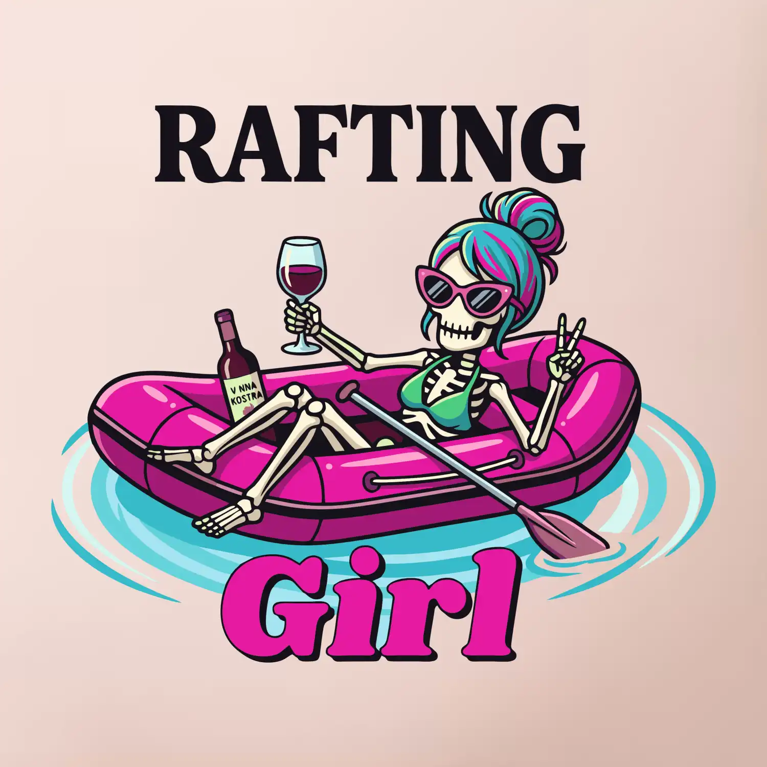 Rafting girl