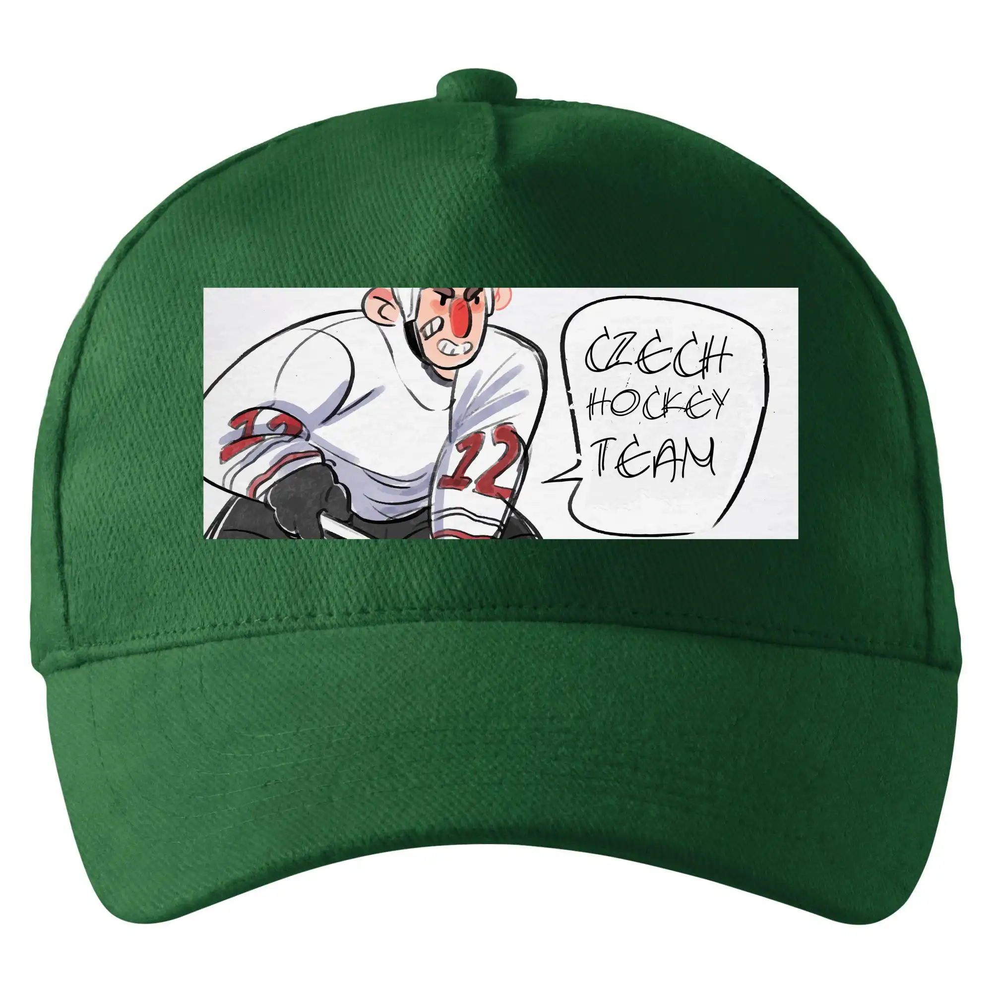 Czech hockey team animovaná postava