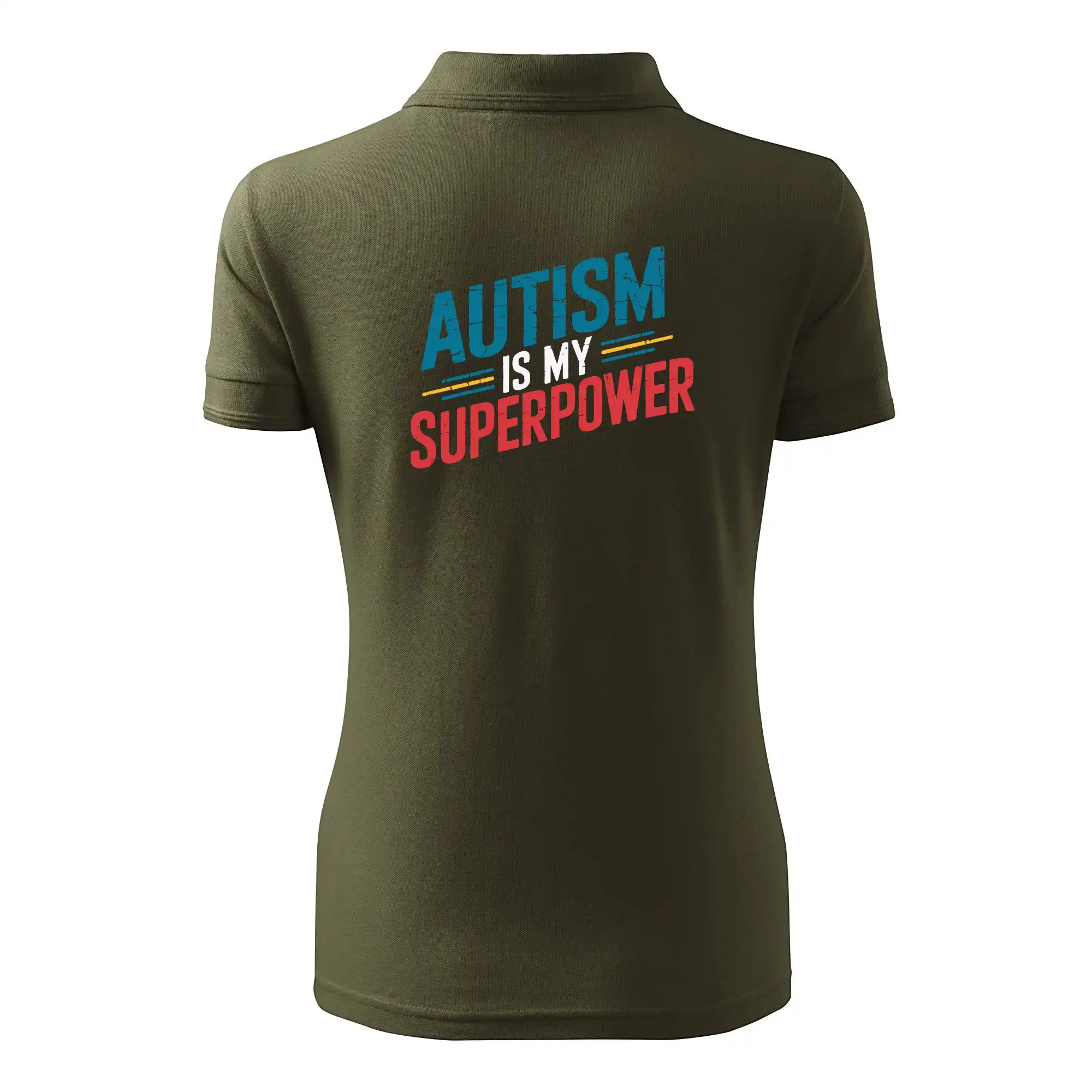 Šikmý nápis Autism is my superpower