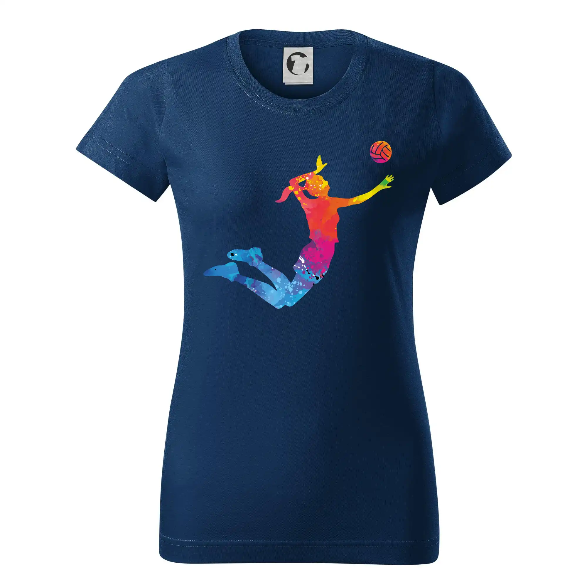 Volejbalistka splash s míčem