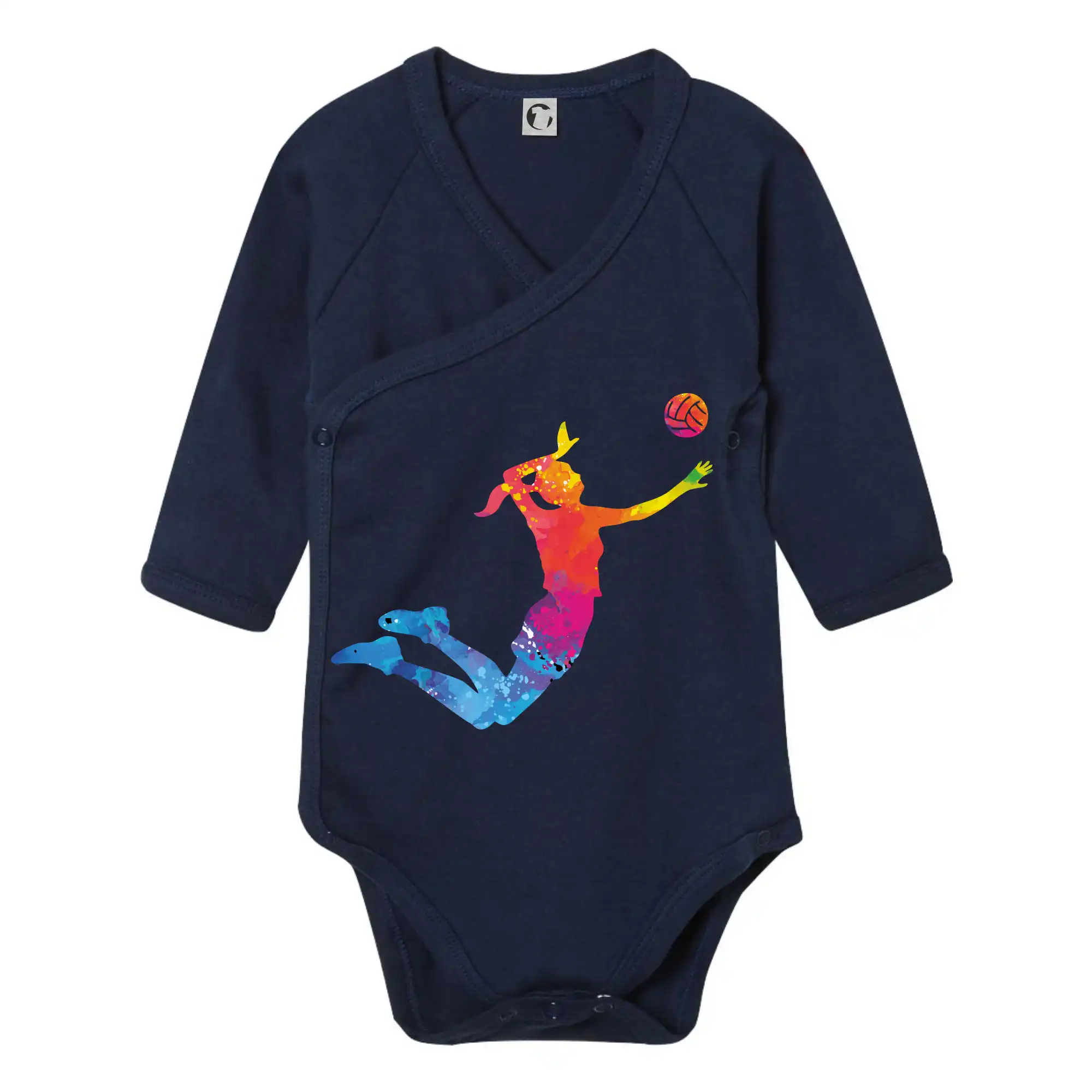 Volejbalista/Volejbalistka splash s míčem