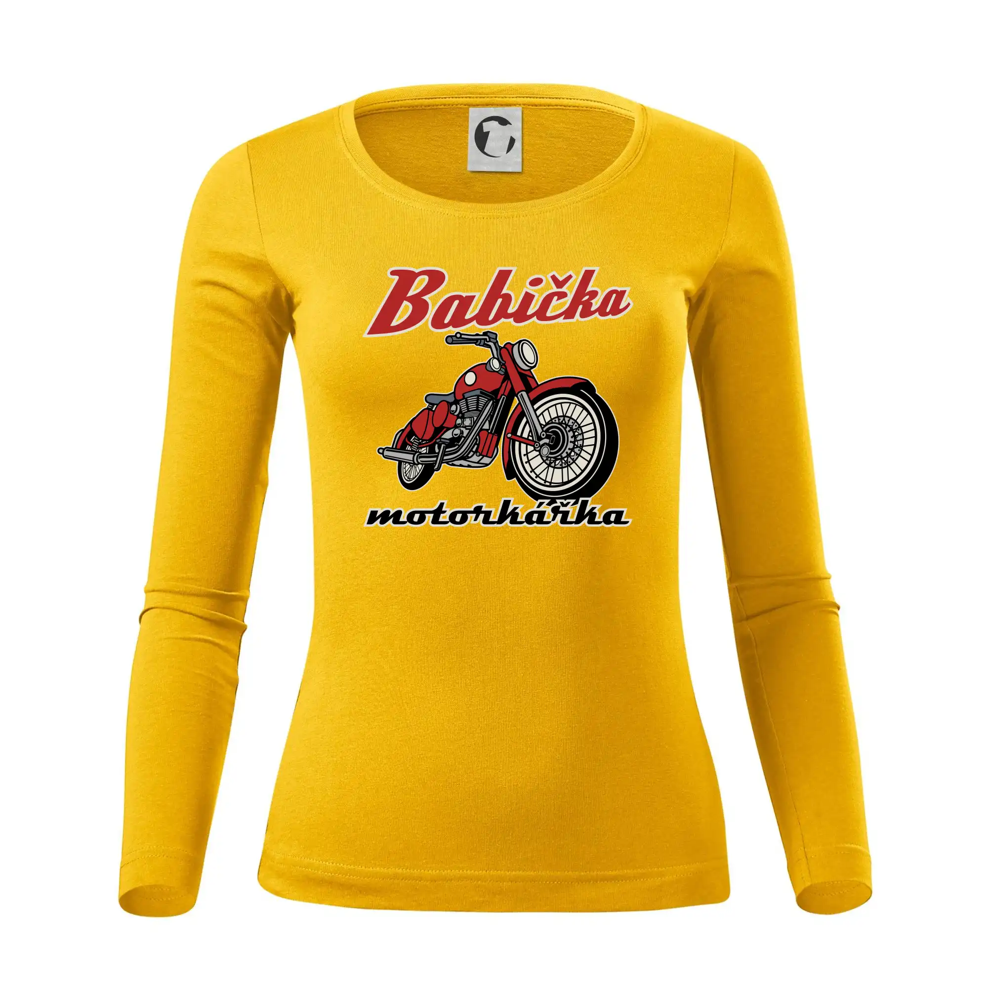 Babička motorkářka