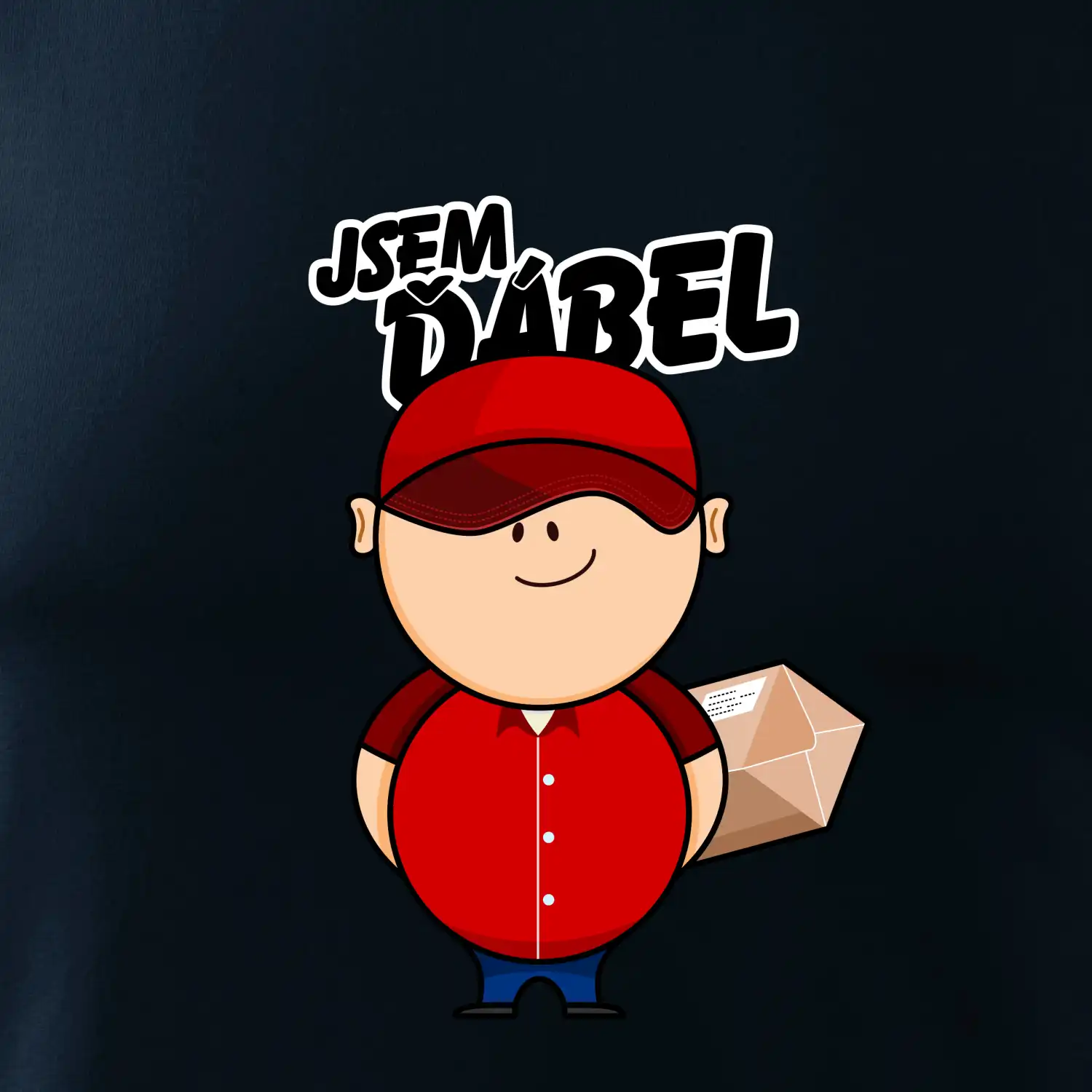 Jsem ďábel doručovatel červený