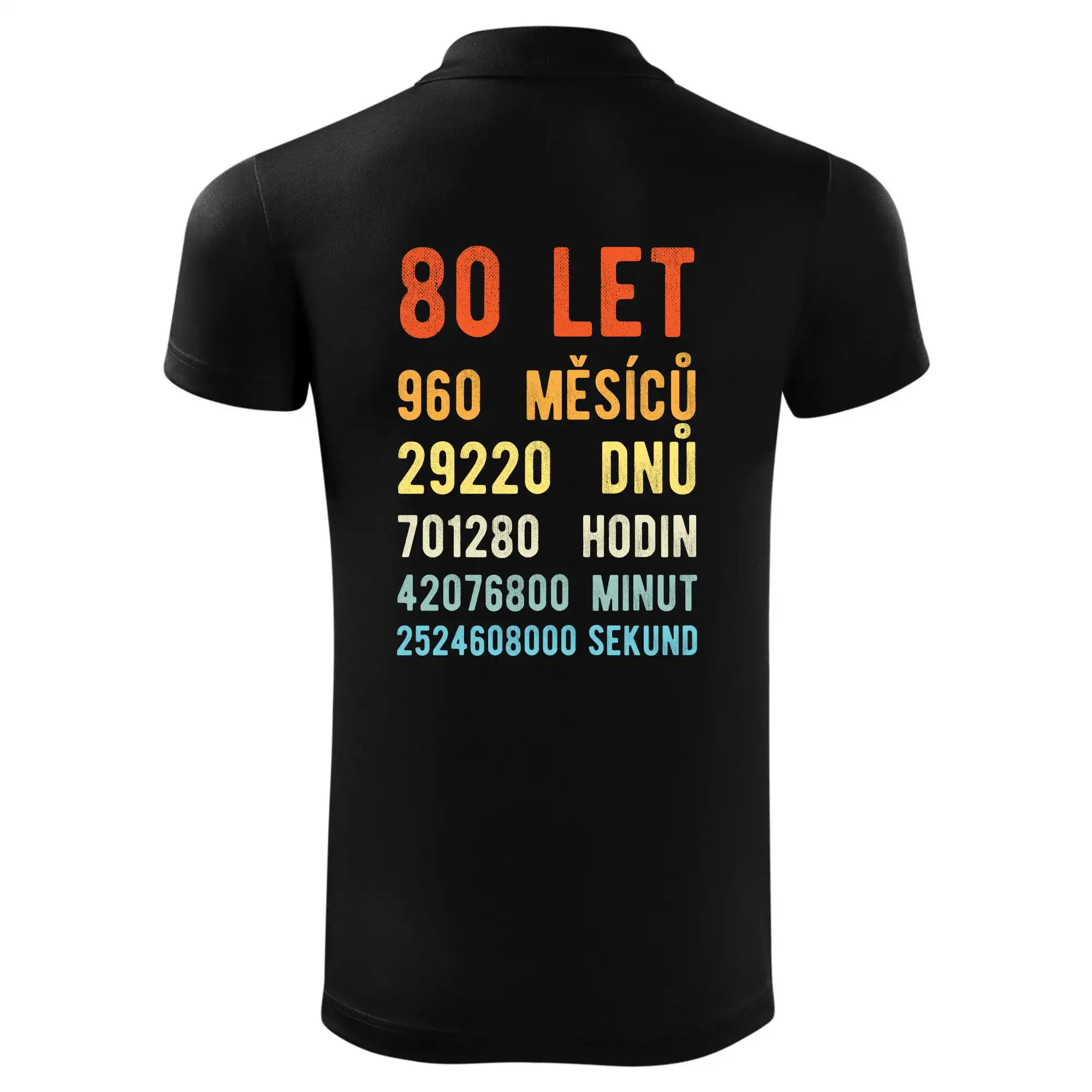 Narozeniny 80 přepočet času