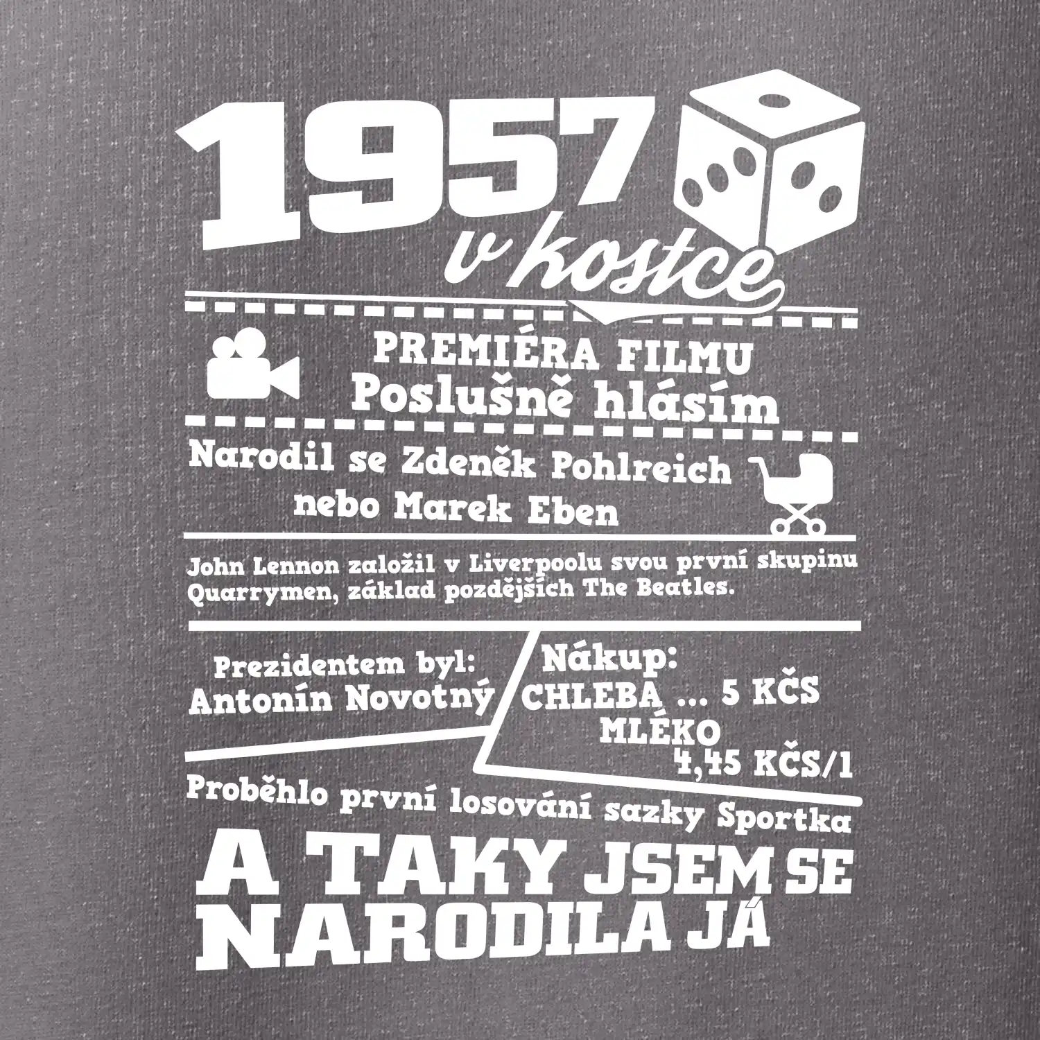 1957 v kostce