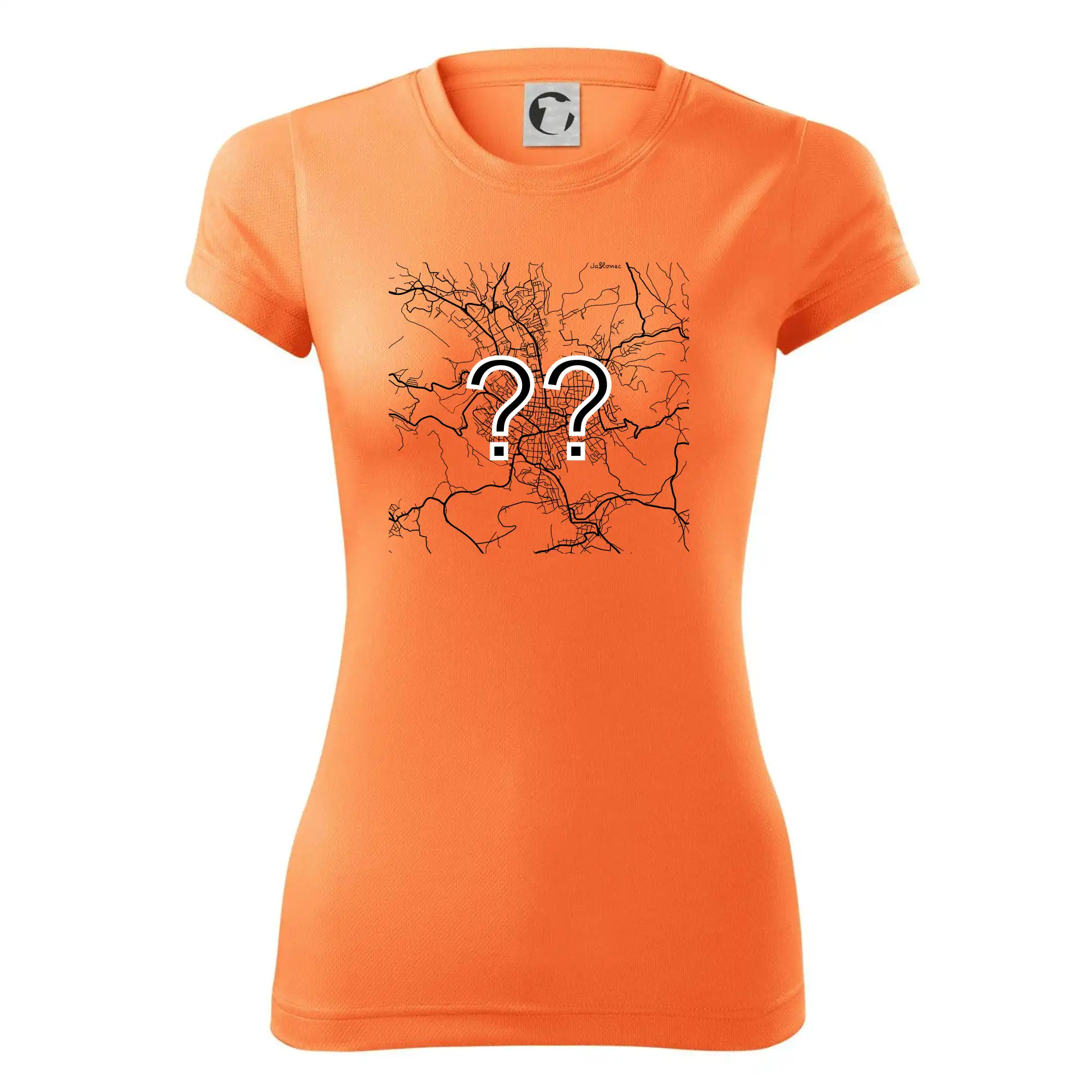 Mapy měst černobílé - Vaše město