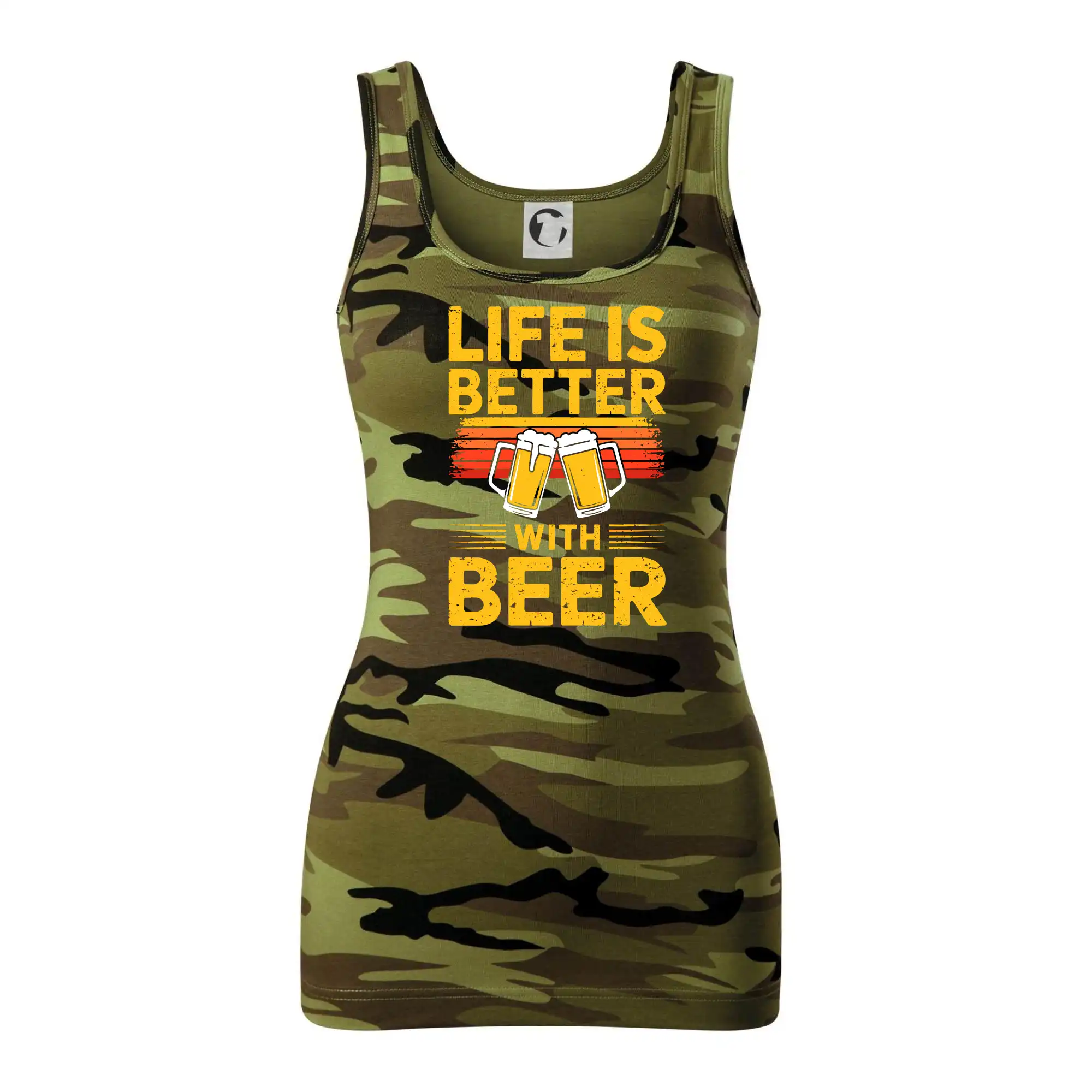 Life is better with beer - oranžové