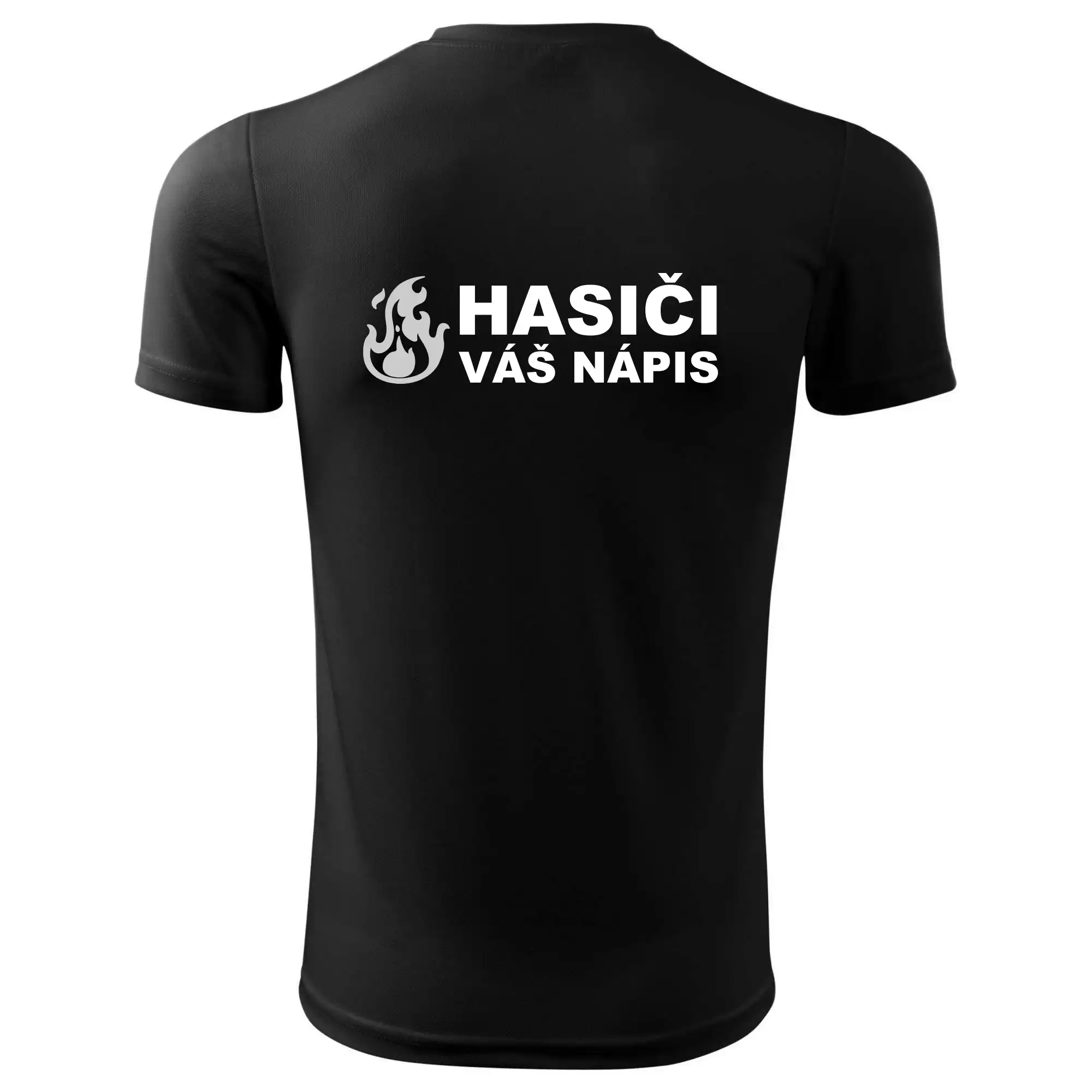 Hasiči REFLEXNÍ (oheň, Firesport, název sboru - vlastní nápis)