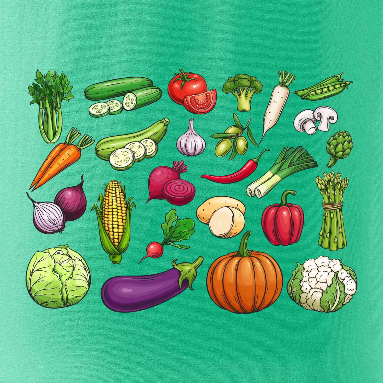 Zelenina ze zahrádky