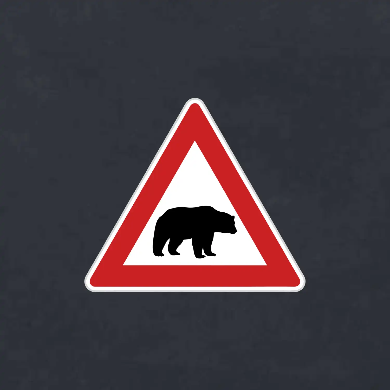 Dopravní značka - Pozor lední medvěd