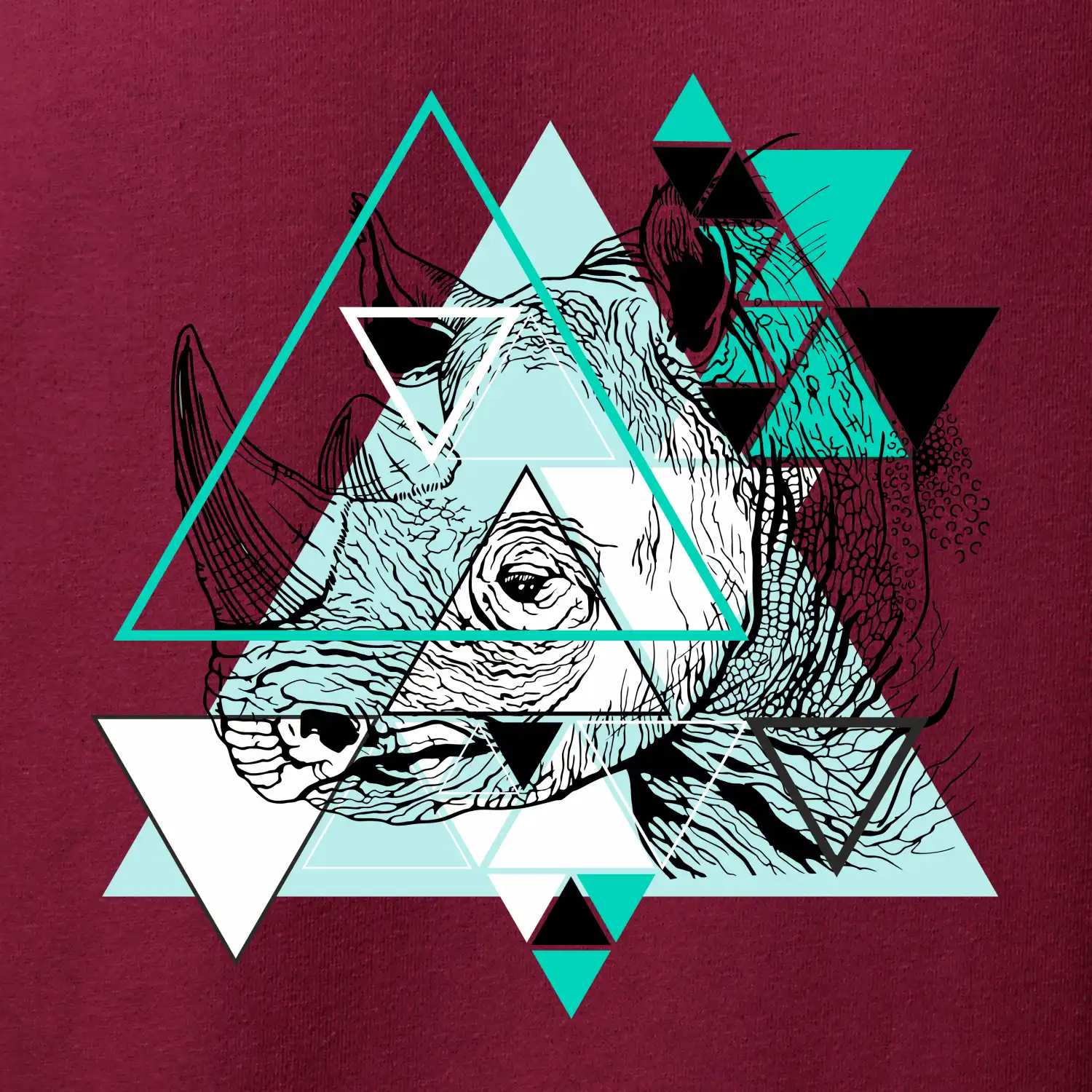 Bílý nosorožec (Pecka design)
