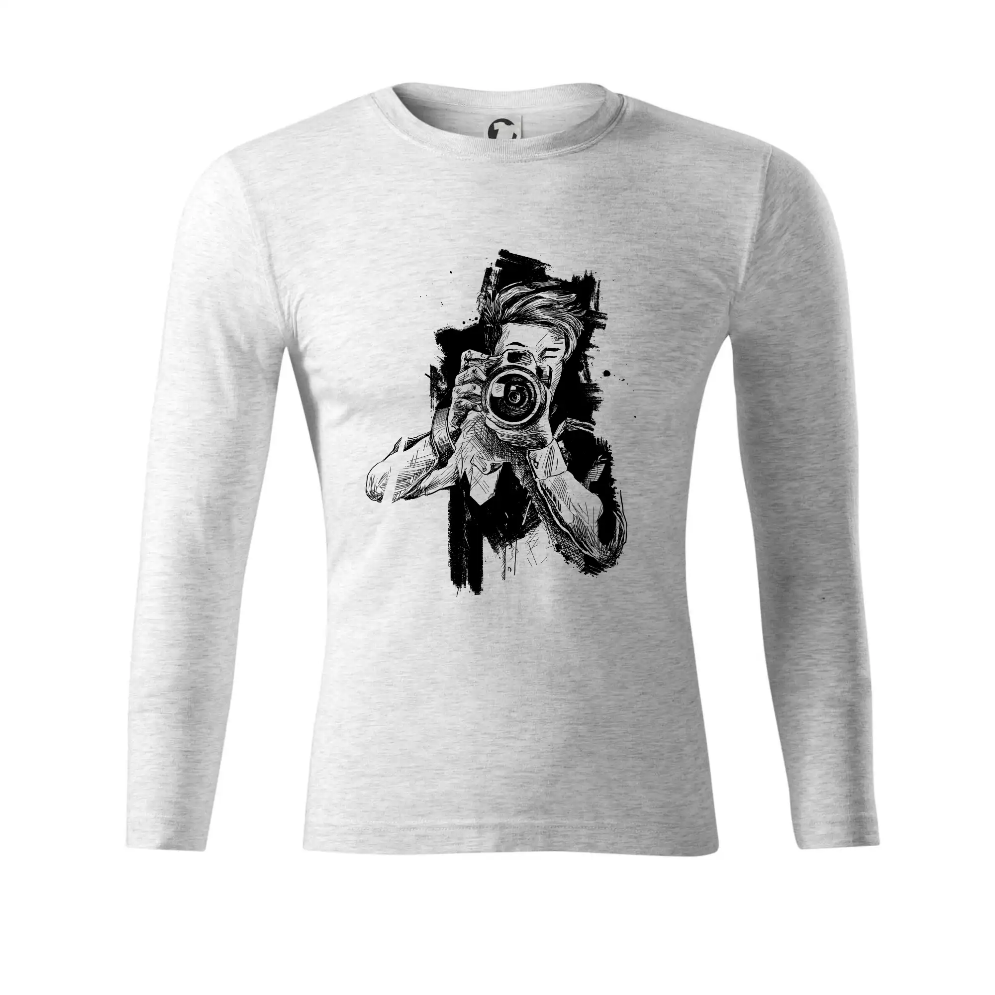 Fotograf kreslený tužkou