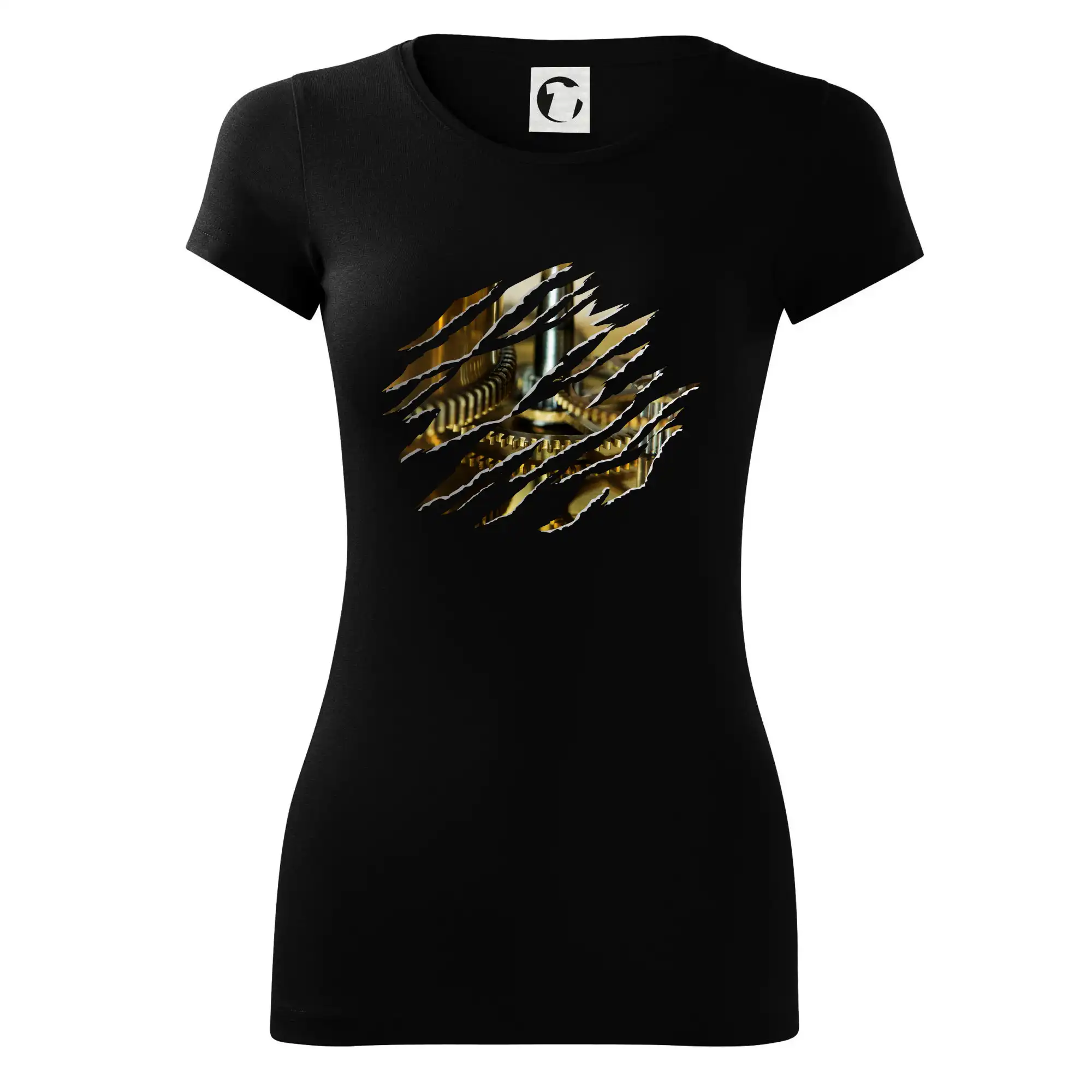 Roztržené triko - hodinový strojek