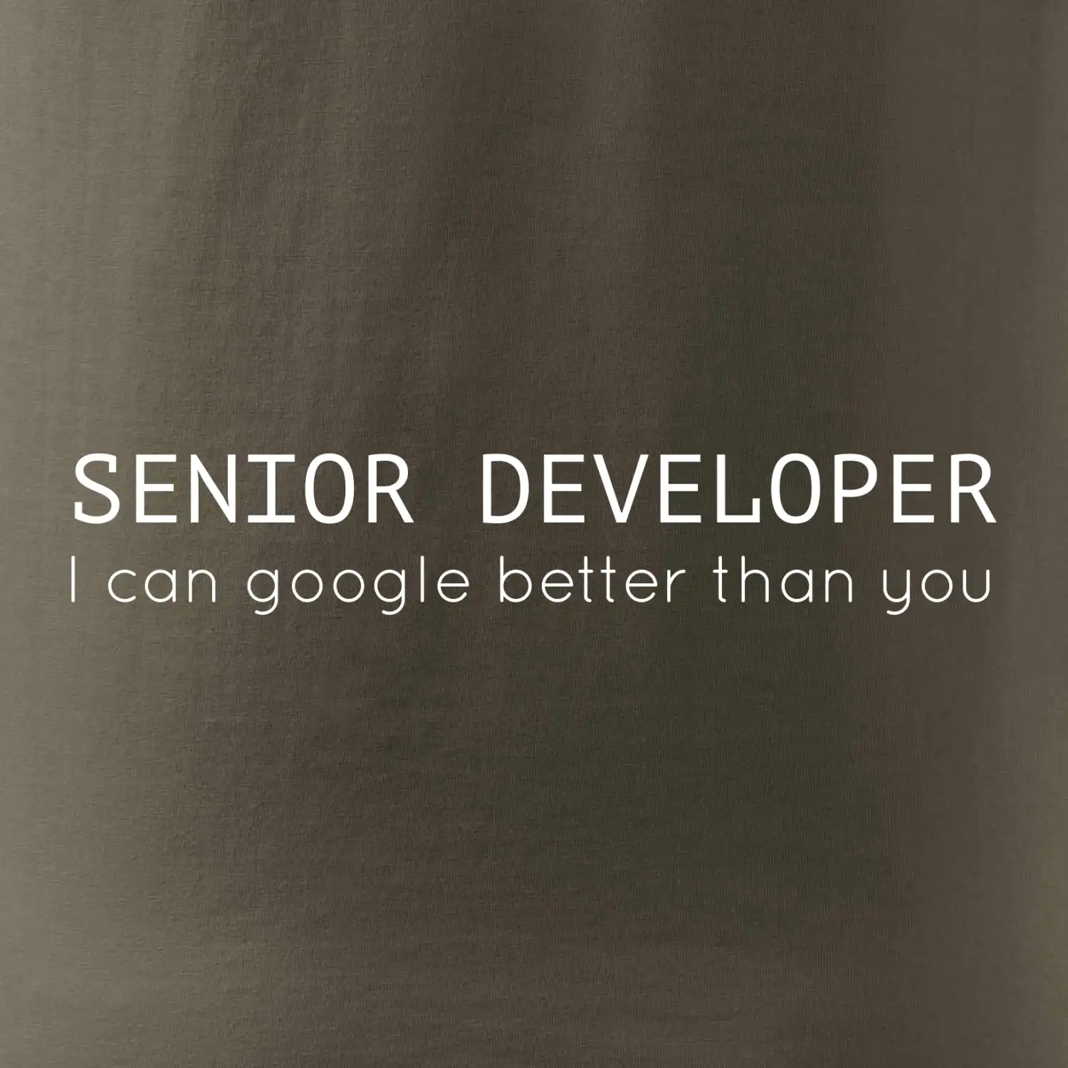 Senior developer google better than you