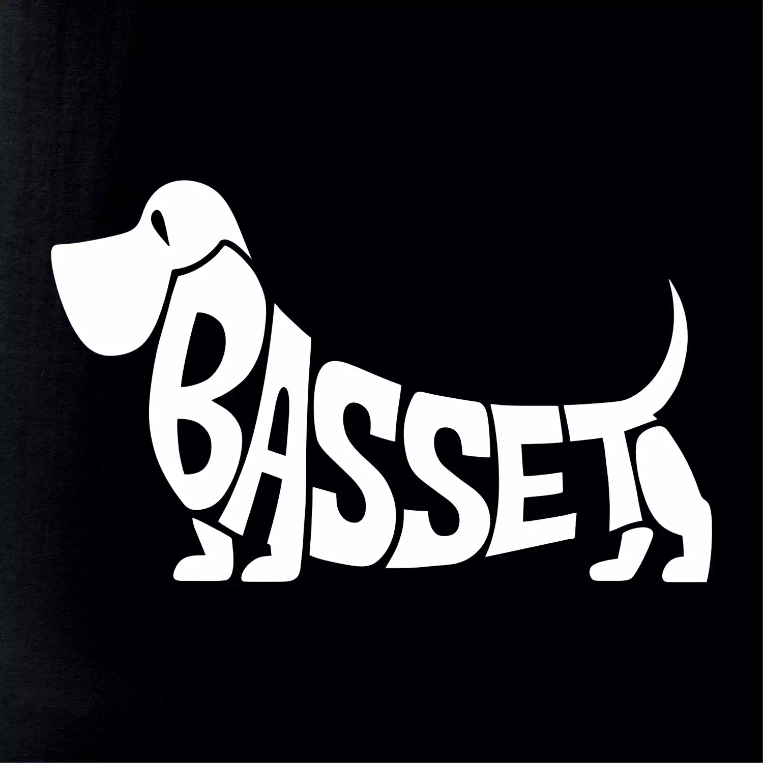 Basset nápis v těle