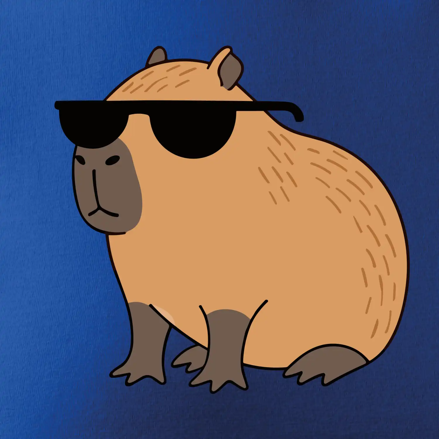 Hustá kapybara