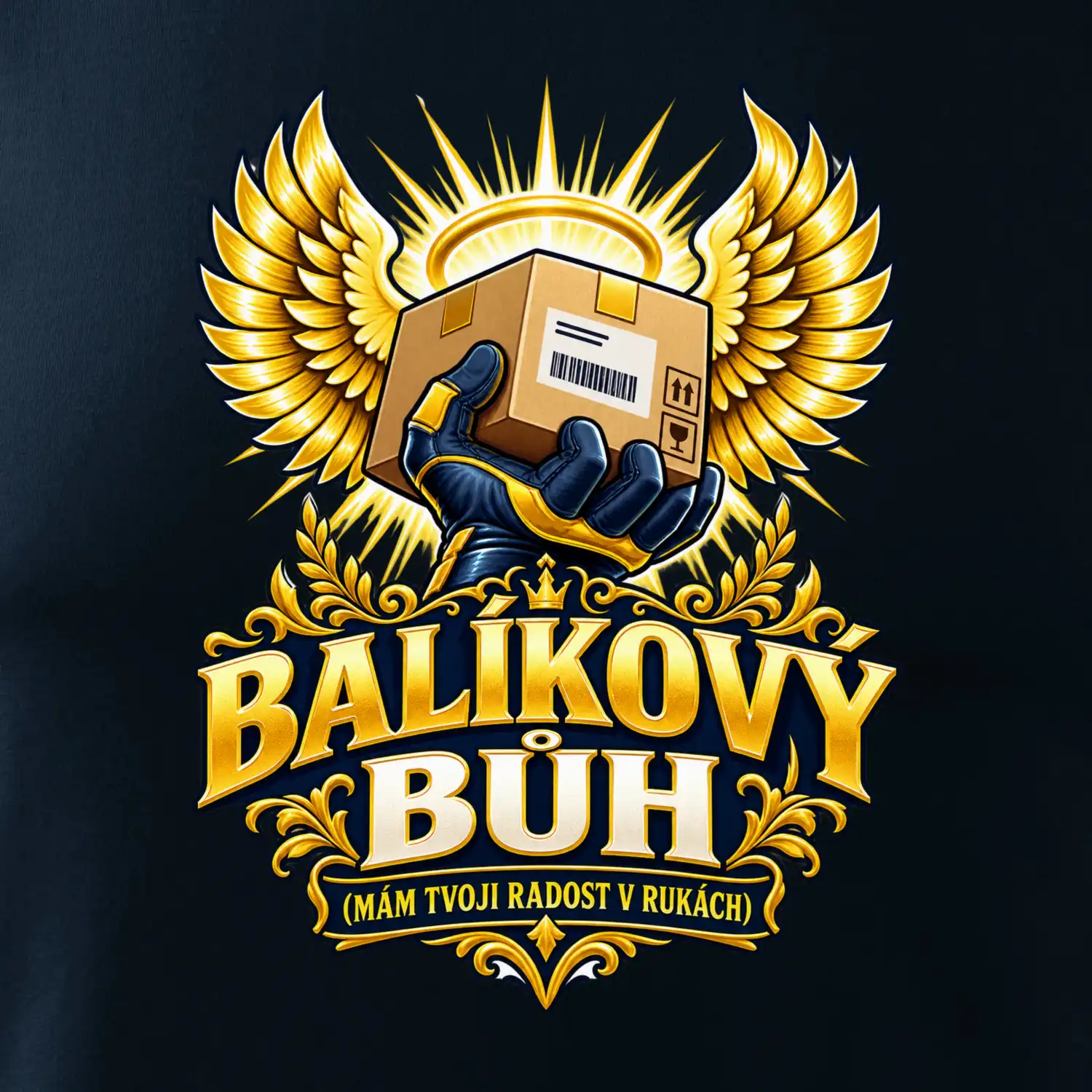 Balíkový bůh mám tvoji radost v rukách
