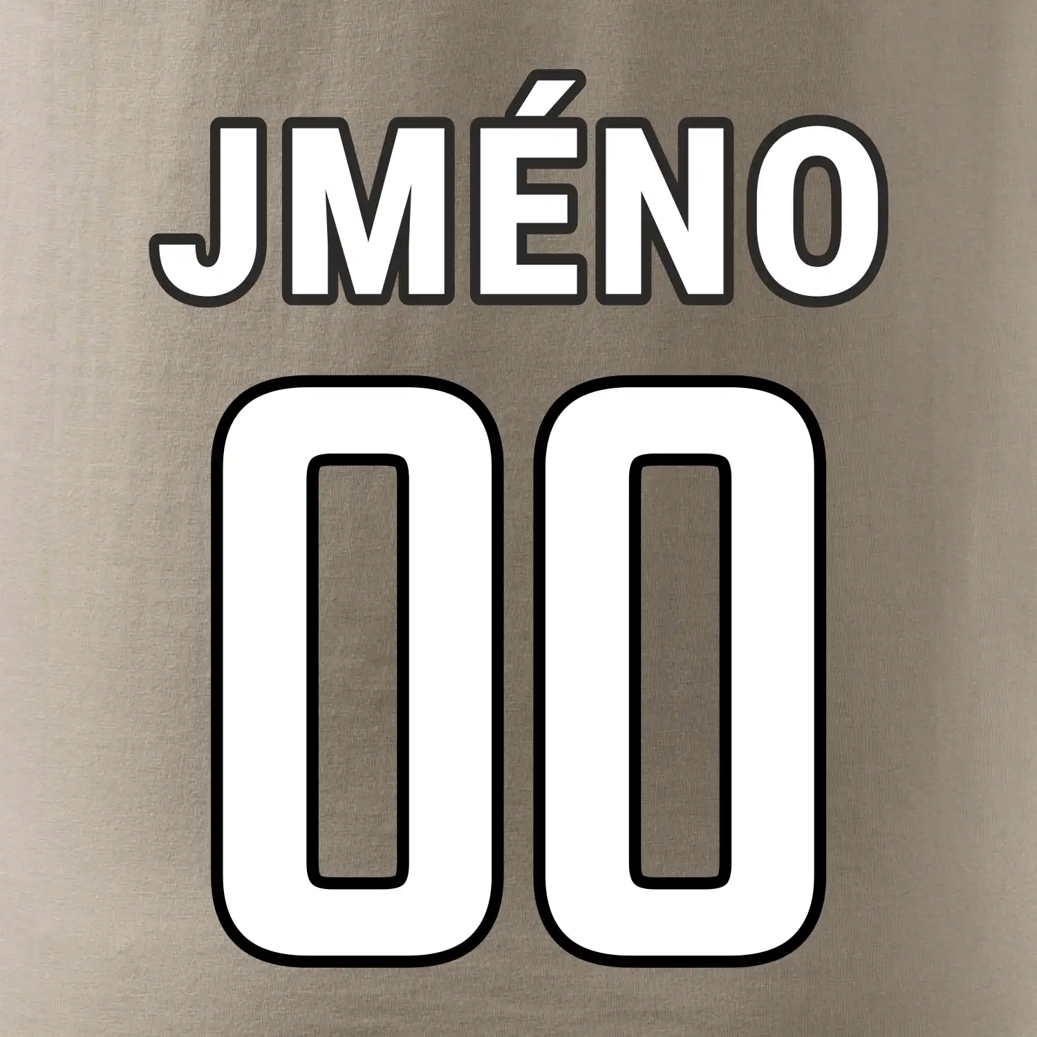 Florbalový  dres - vlastní jméno a číslo