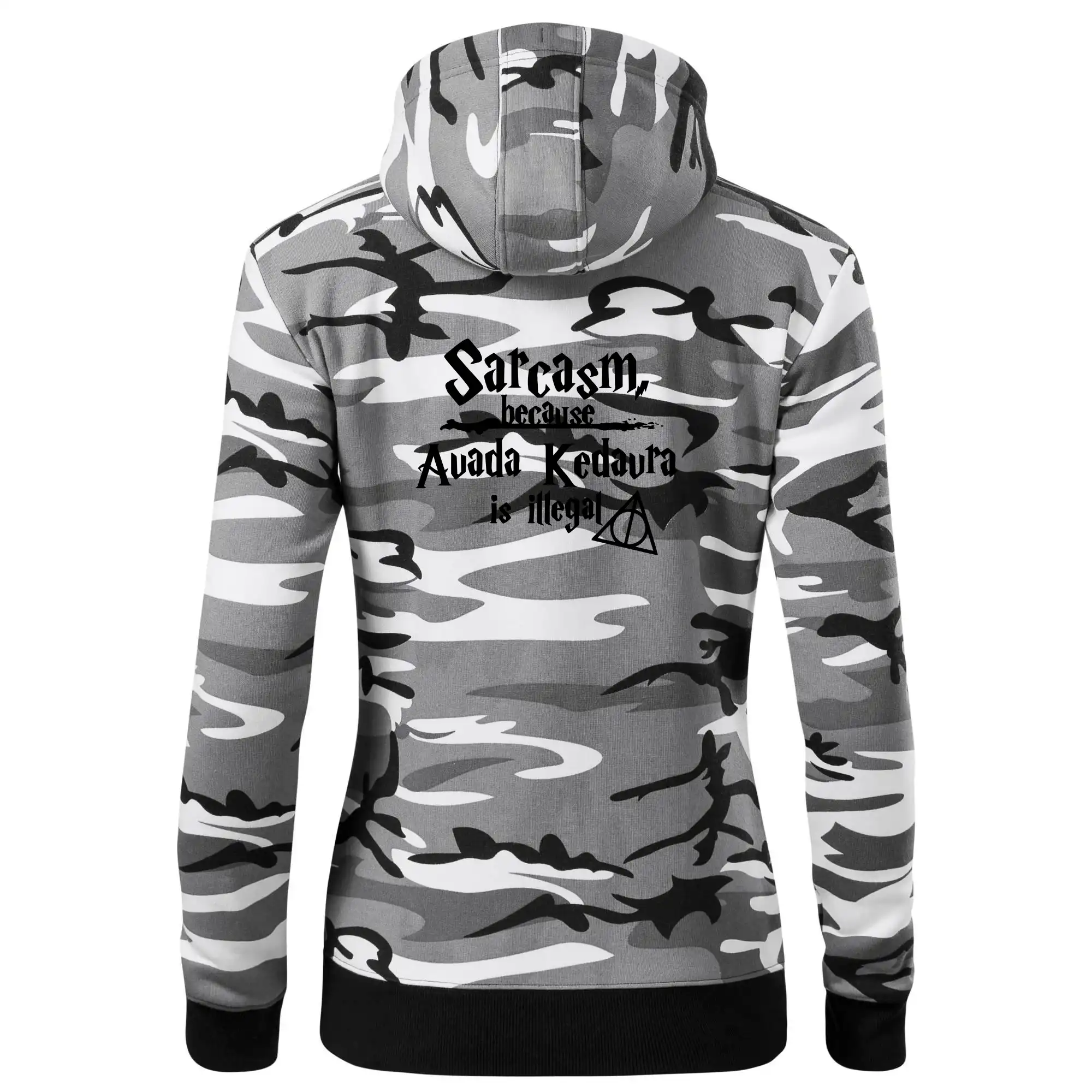 Harry - Sarcasm, because Avada Kedavra is illegal