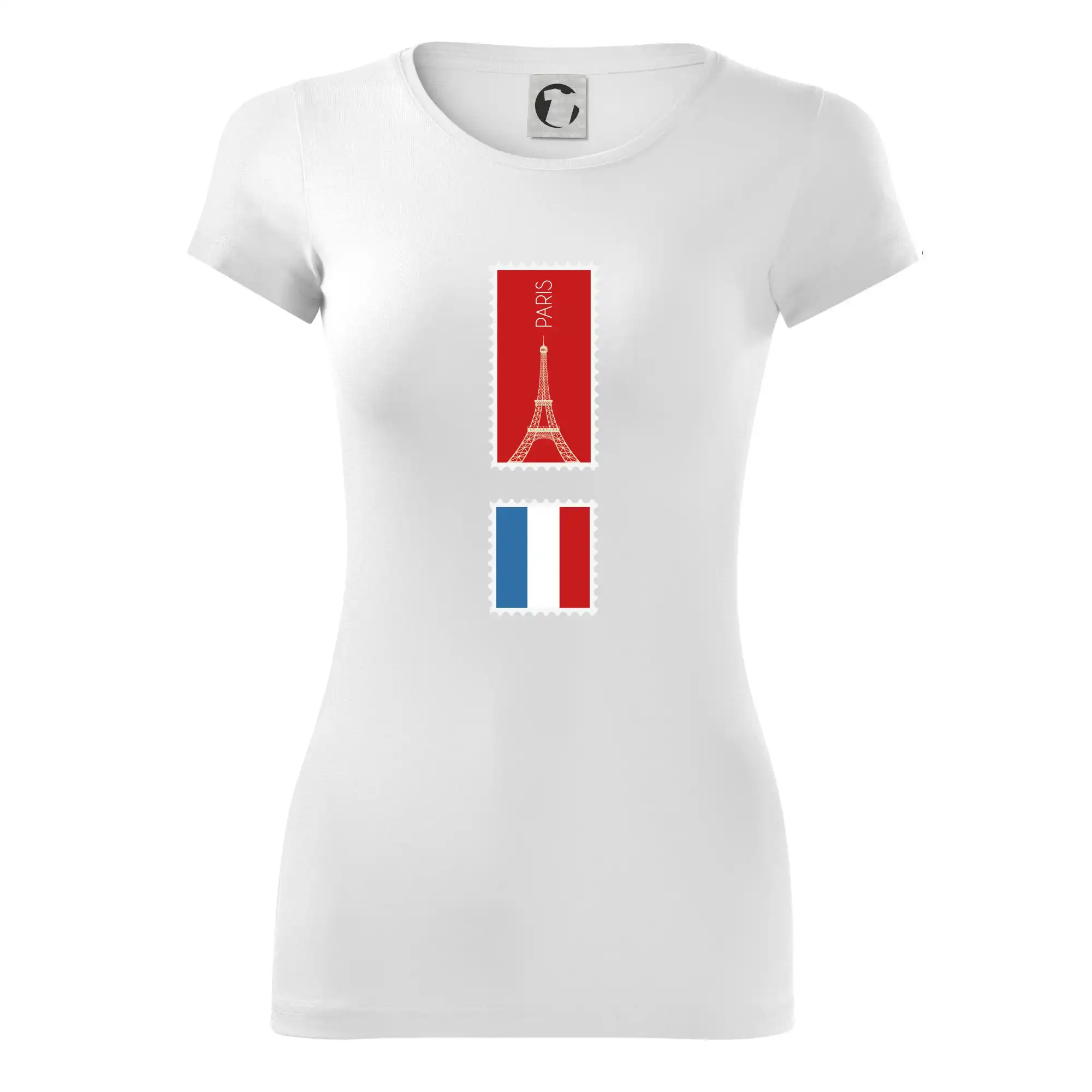 Paříž známka barevná