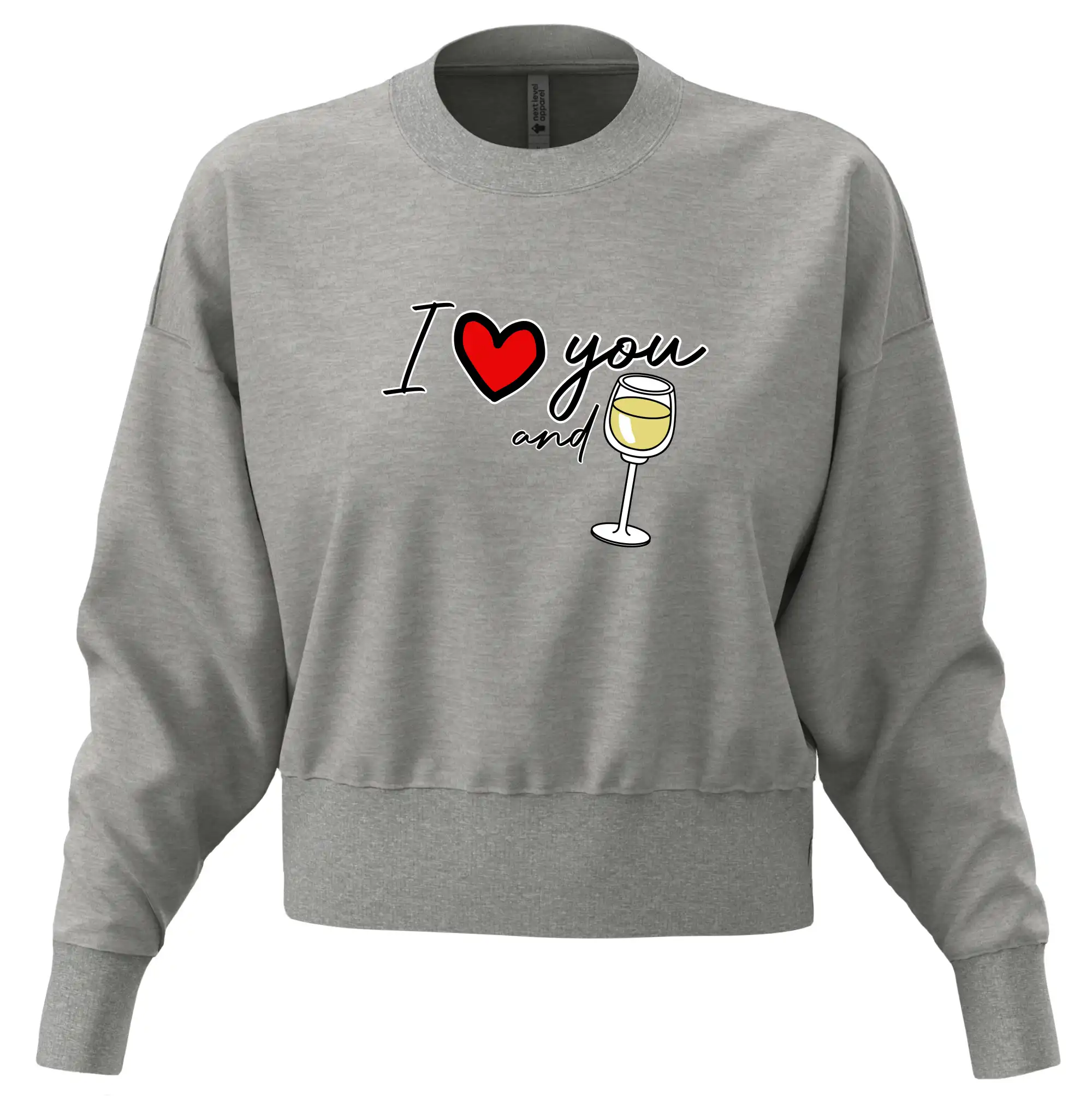 I love you and white wine