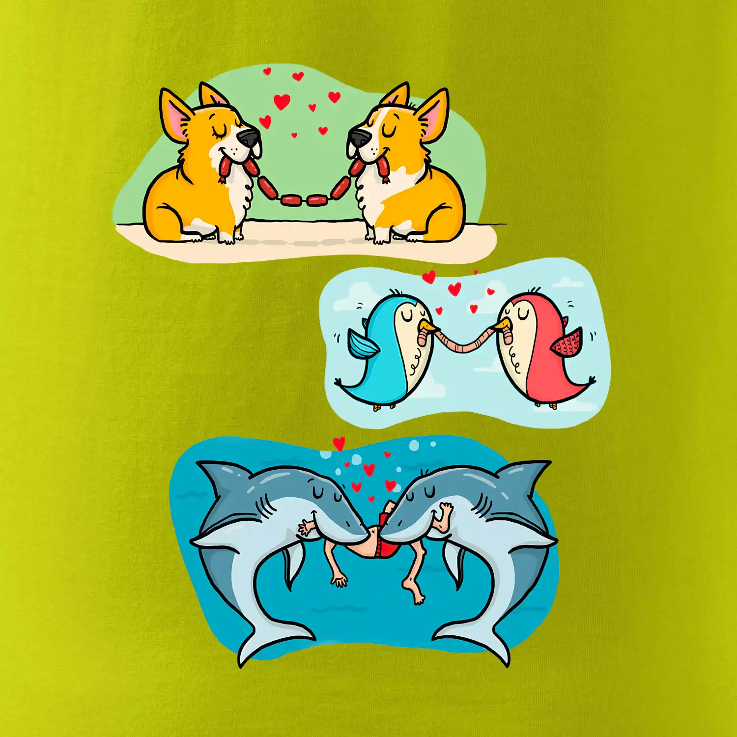 Projev lásky zvířata