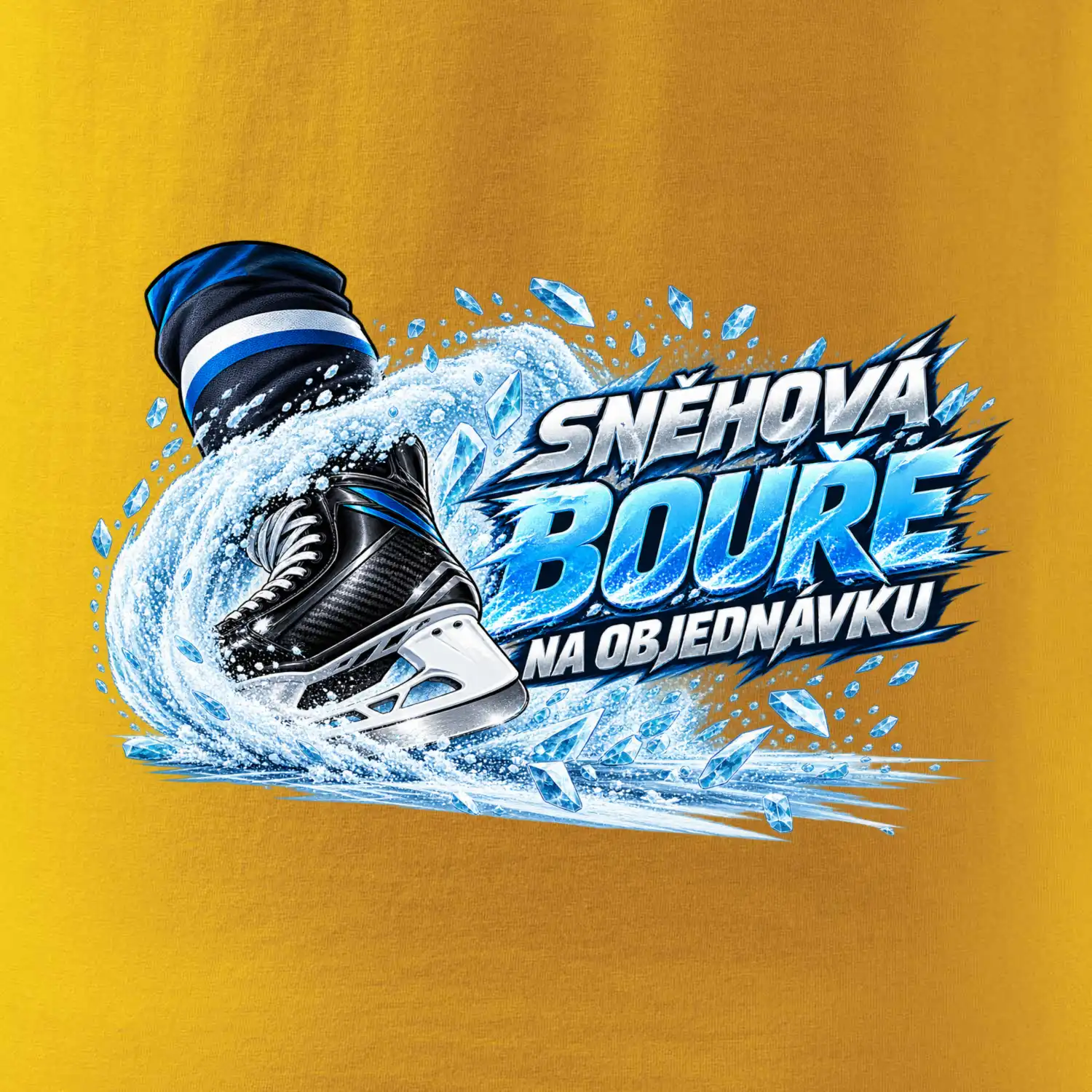Hokejová sněhová bouře