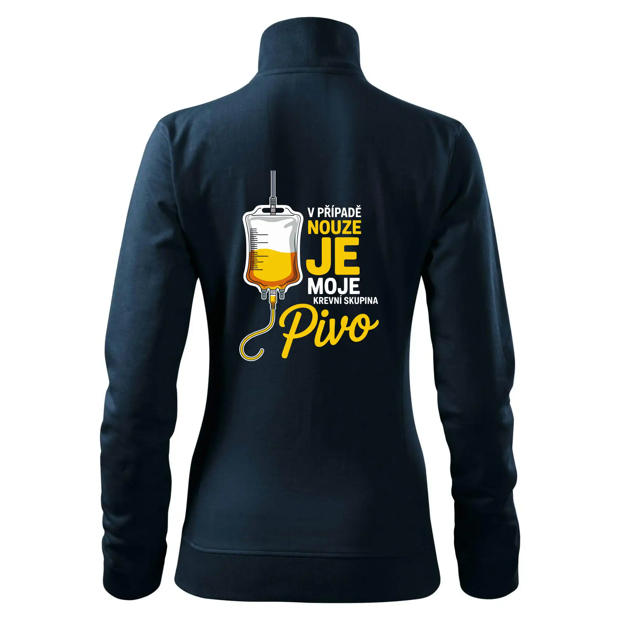 V případě nouze je moje krevní skupina pivo