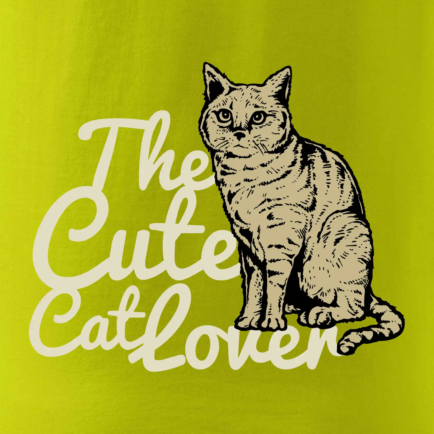 The cute cat lover