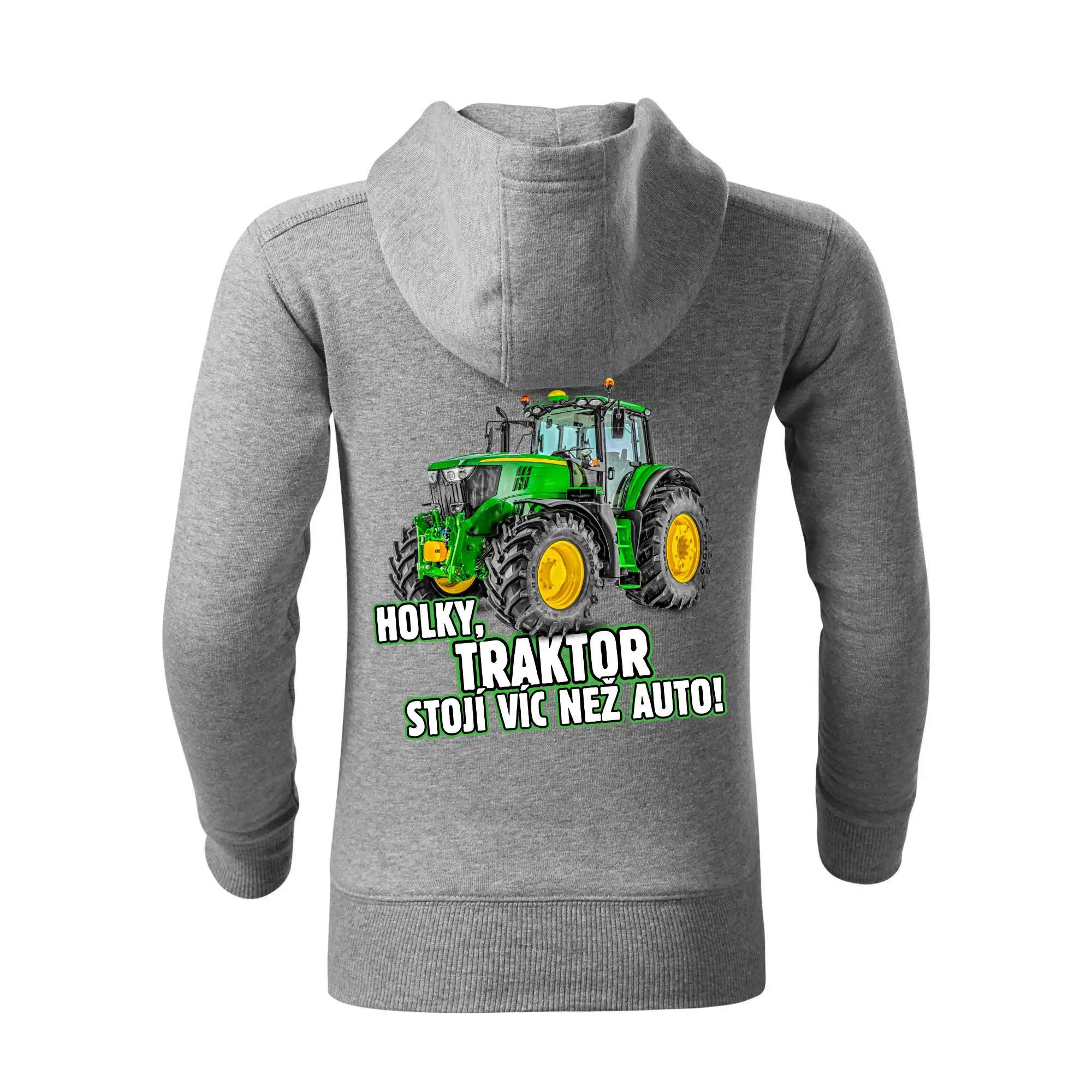 Holky, traktor stojí víc než auto