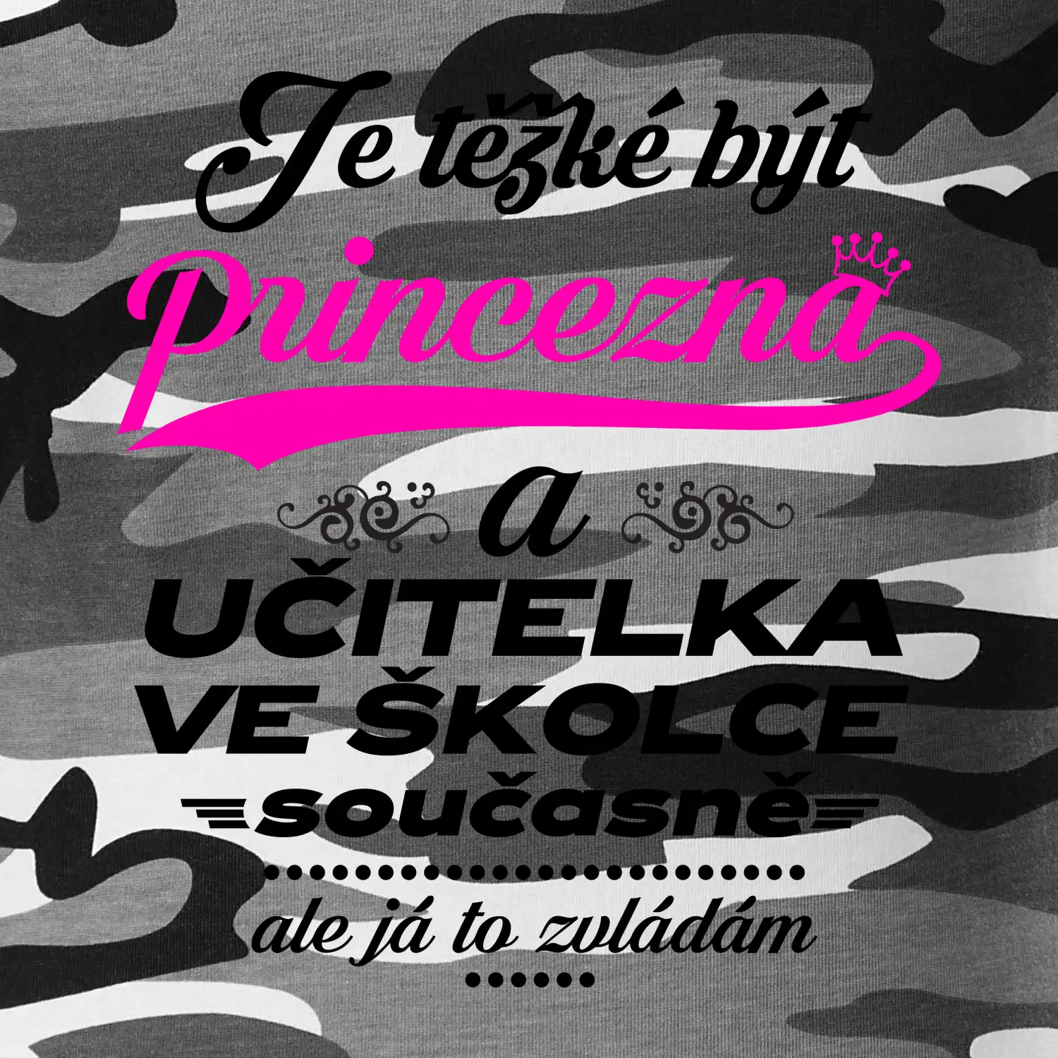 Je těžké být princezna - Učitelka ve školce