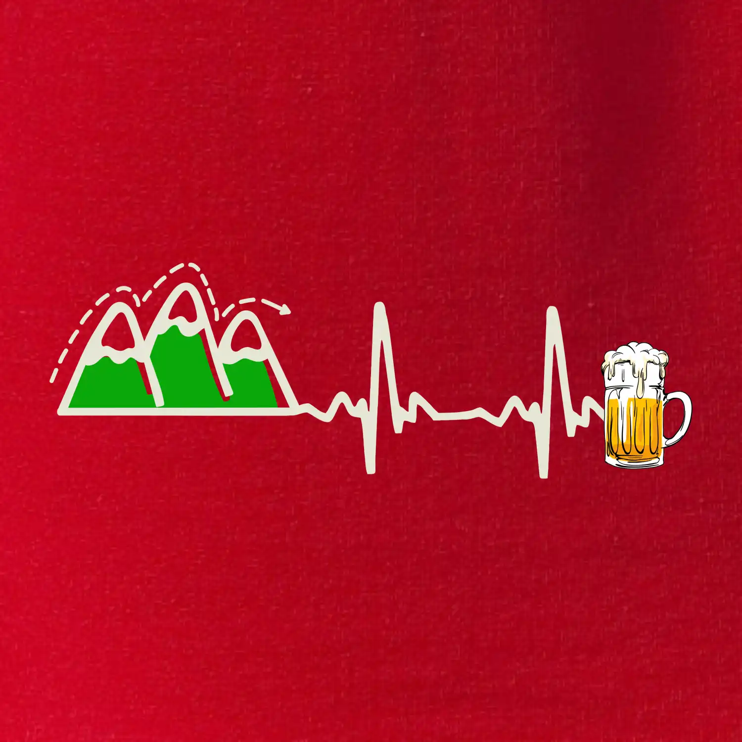 EKG z hor na pivo