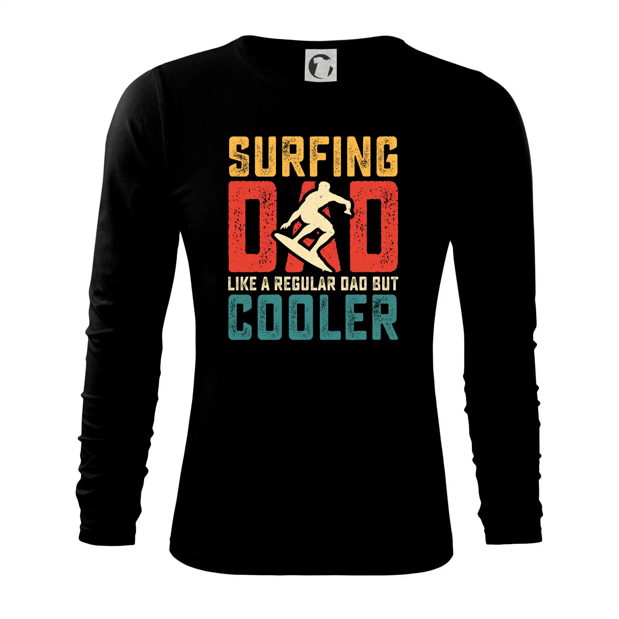 Surfing dad like a regular dad but cooler