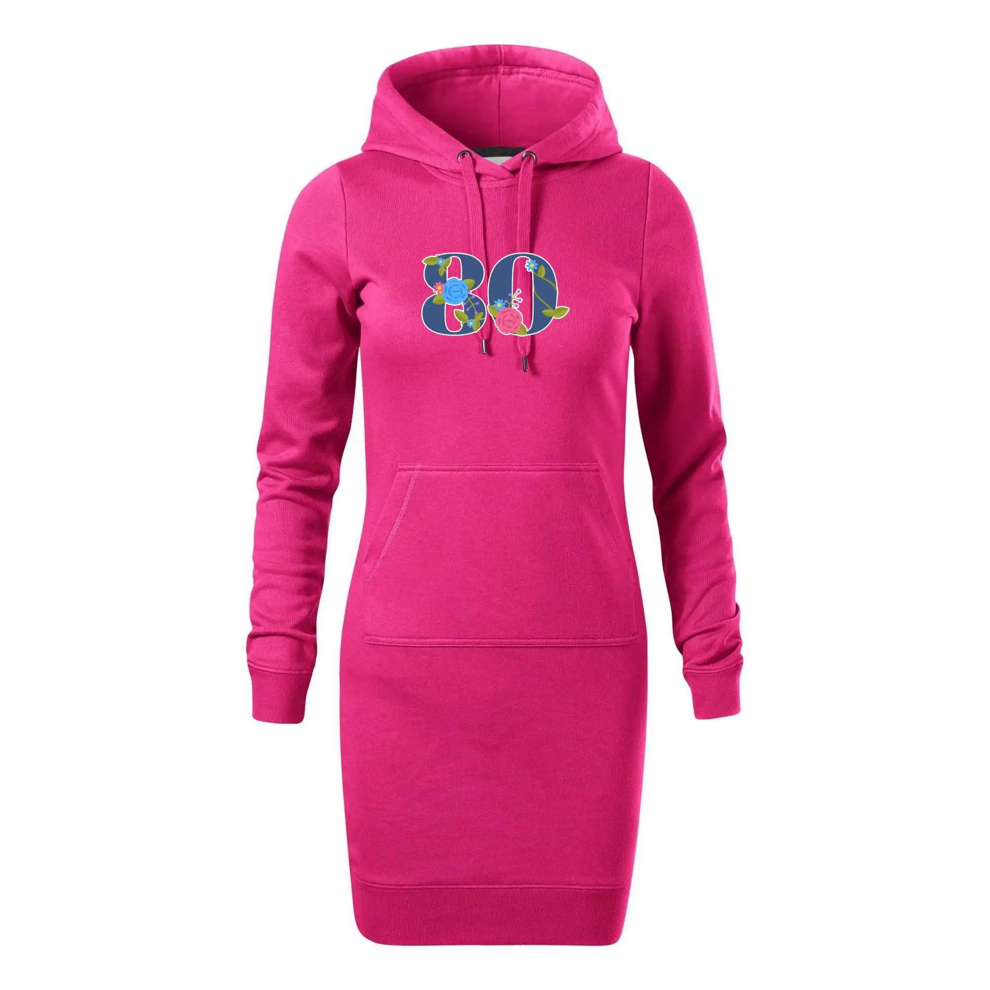 Květinové číslo kreslené - 80