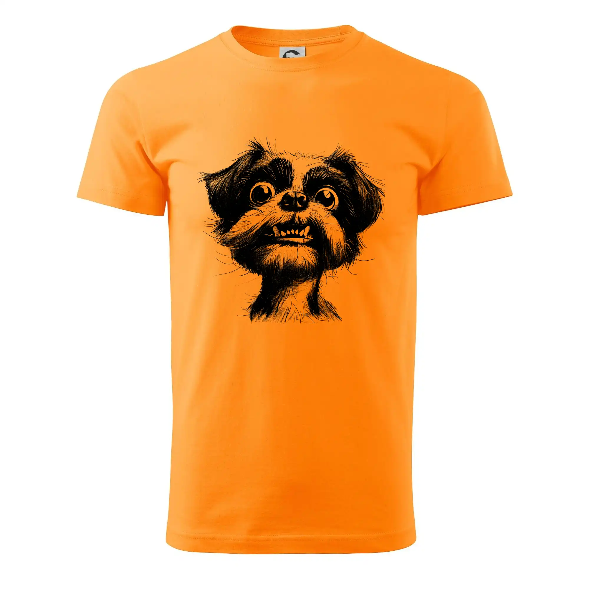 Černobílá karikatura Ši-tzu