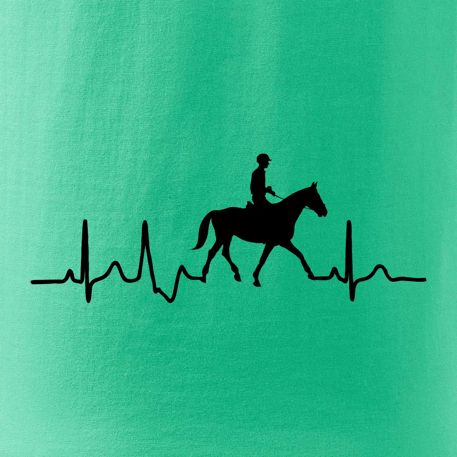 EKG jízda na koni